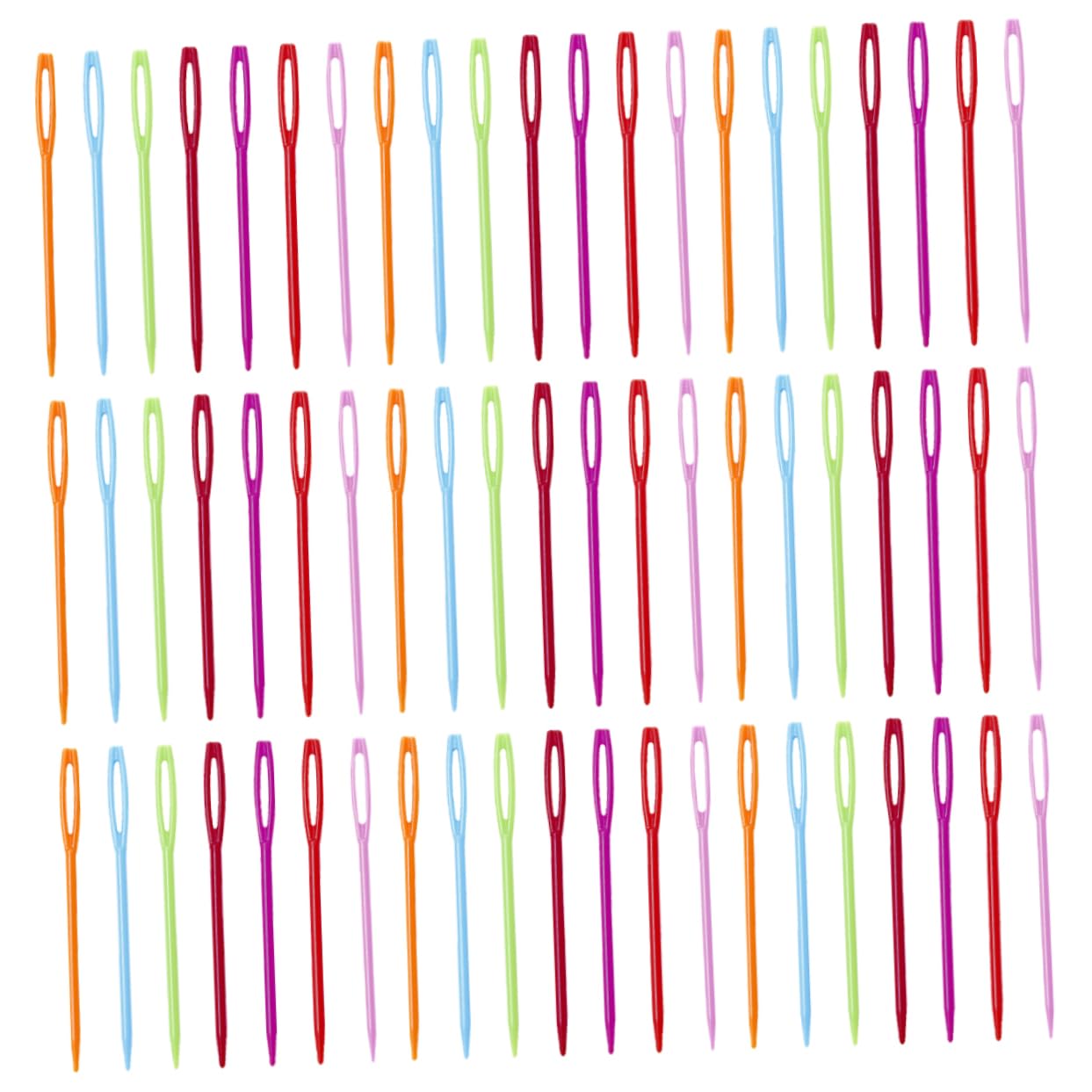 ERINGOGO 100Pcs Eye Sewing Needles for Hand Crafting Smooth Threading Needles for Knitting Weaving Needlework Projects Present for Sewers and