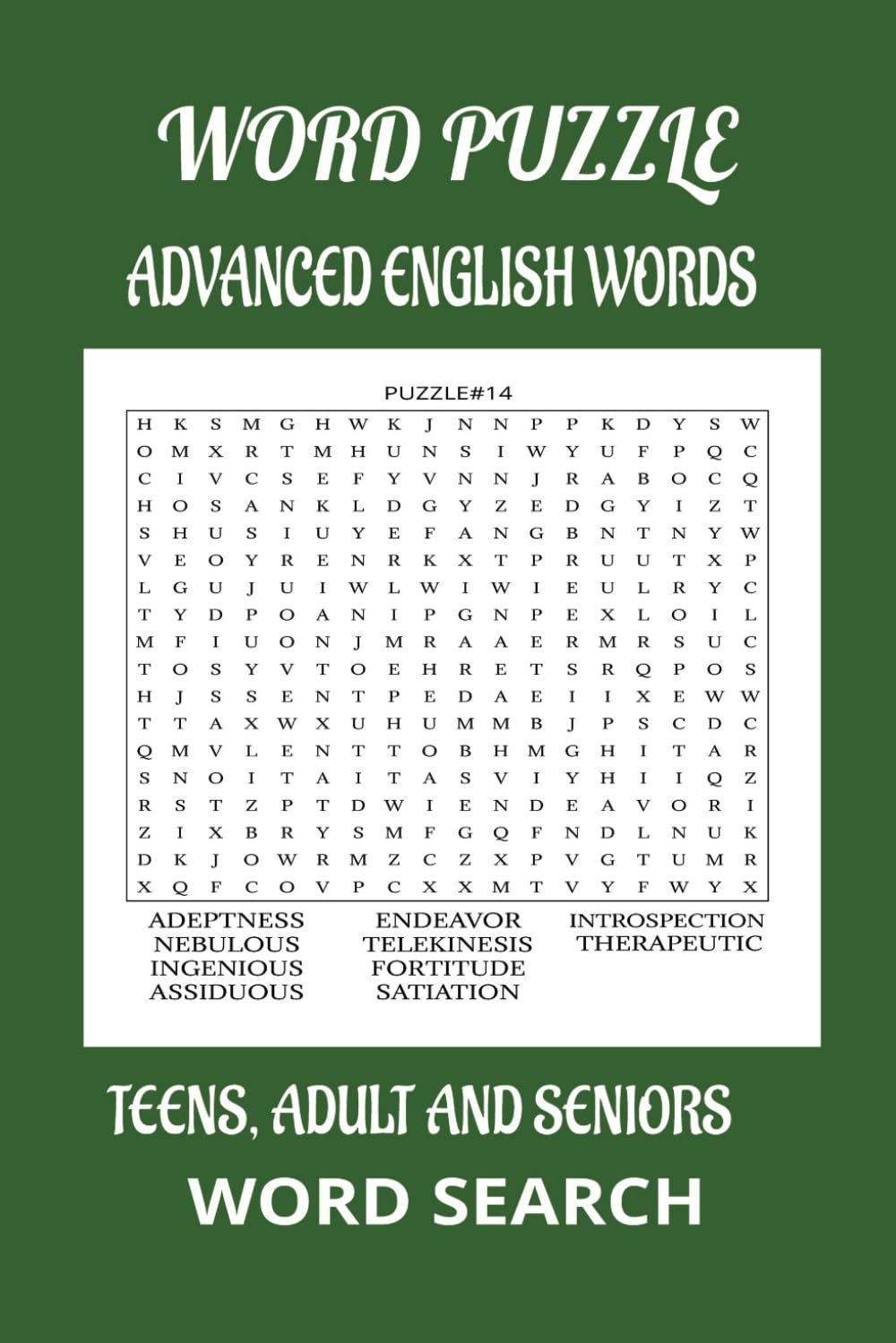 The advanced English word search challenge: The ultimate advanced vocabulary challenge
