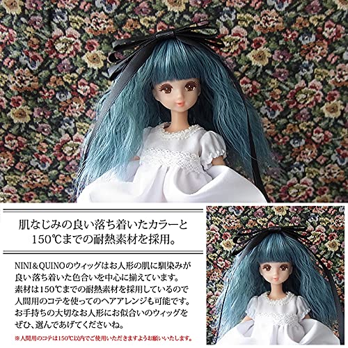 Amazon.co.jp: 小さなドール用ウィッグ 1/6ドール 耐熱ウィッグ 頭囲