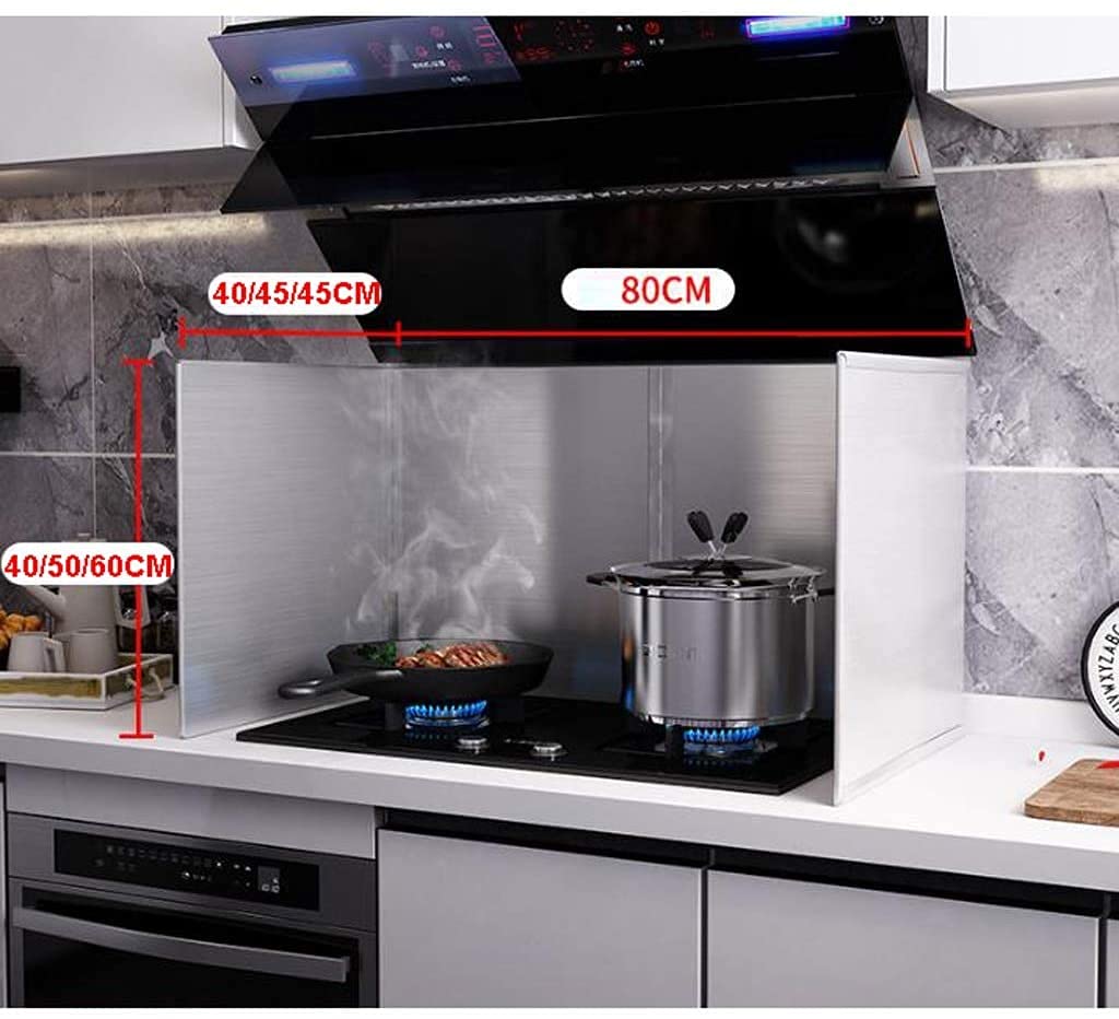 Protection Anti-éclaboussures Huile Pliable - Acier Inoxydable 30x29,5 Cm - Pour Poêle, Cuisinière
