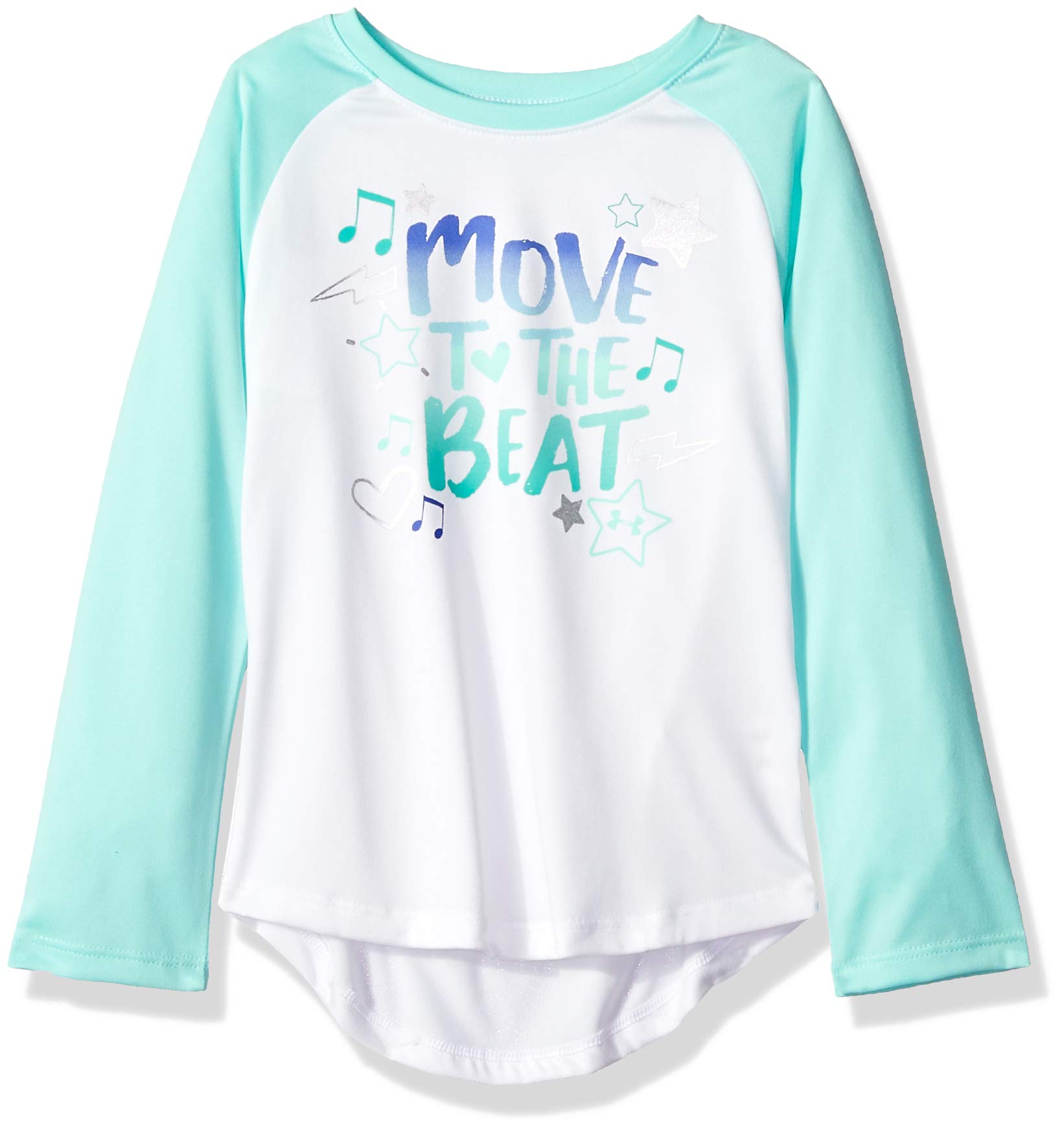 Under Armour Camiseta para niña, White Mover a T, 36