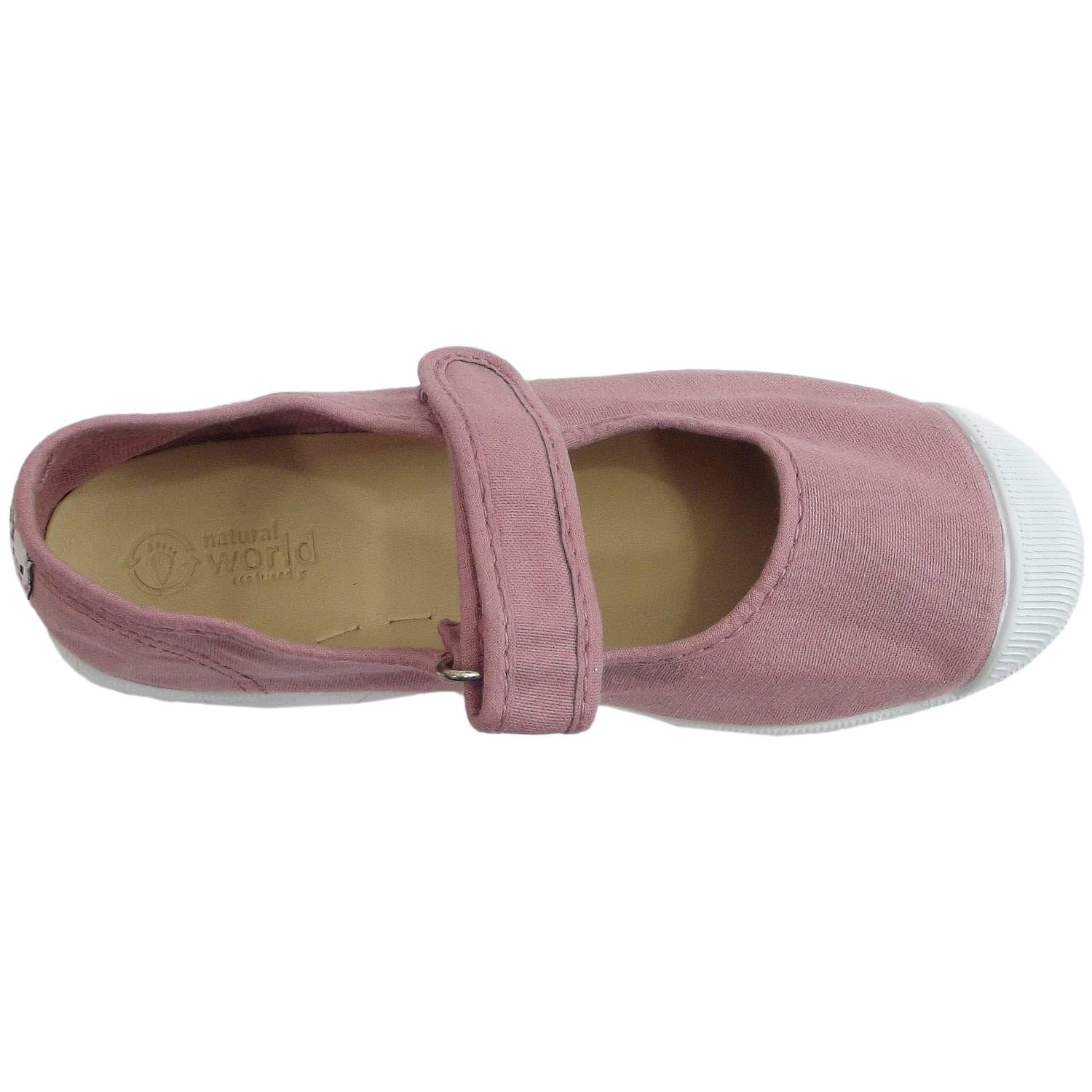 Natural World Mary Jane W76997 Mädchen Ballerina aus Baumwolle