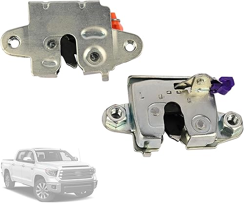 Miniatura 1 de Getfarway Cerradura de pestillo de puerta trasera izquierda y derecha compatible con Tundra 2007 2008 2009 2010 2011 2012 2013 2014 2015 2016 2017