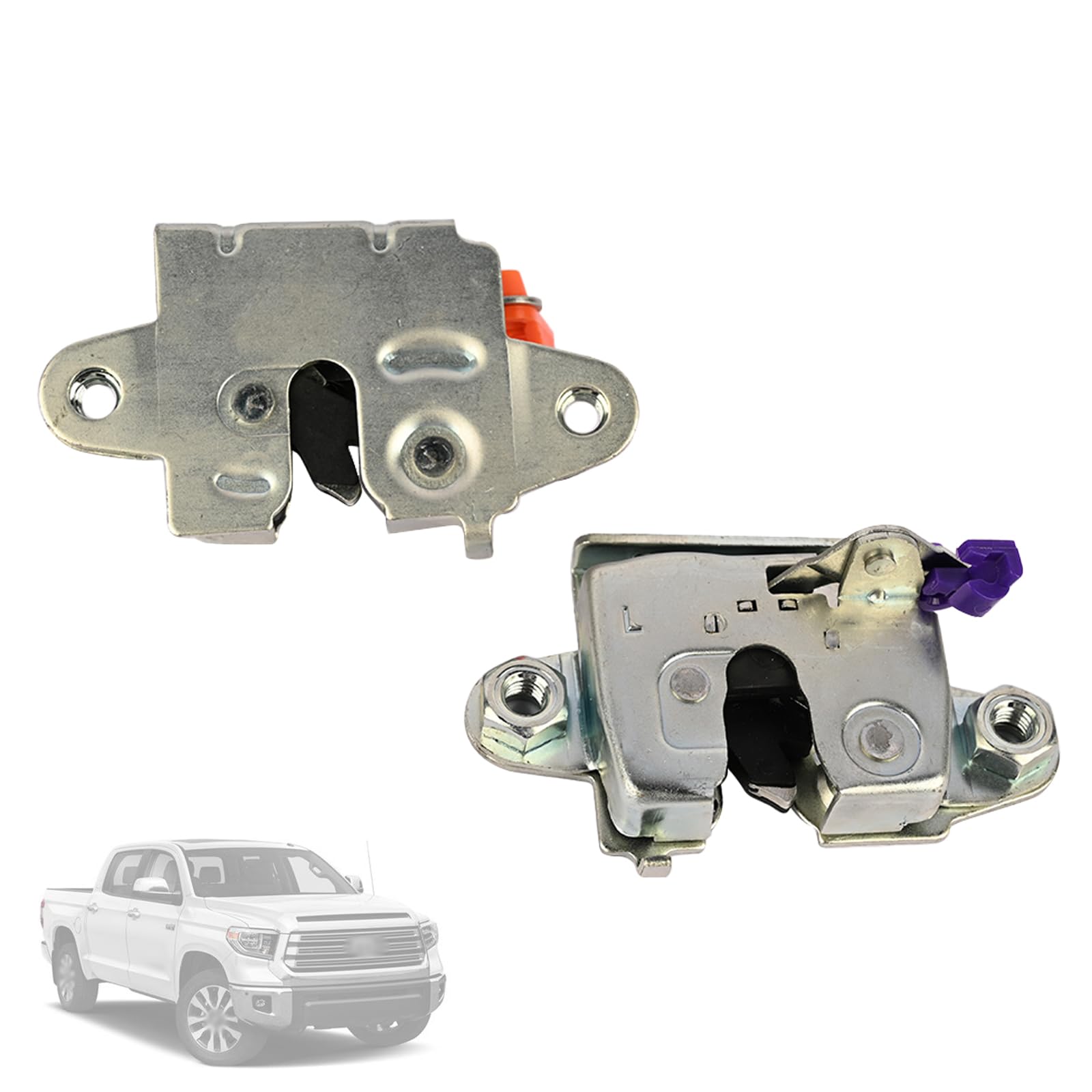 Getfarway Left &Right Tailgate Latch Lock Compatible with Tundra 2007 2008 2009 2010 2011 2012 2013 2014 2015 2016 2017 2018 2019 2020, Replace 65790-