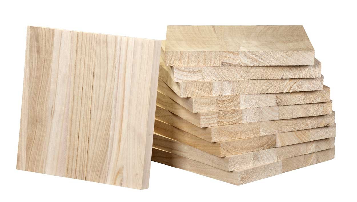 Ju-Sports Bruchtestbretter aus Holz 22x30 cm 10er Pack - Einweg Taekwondo- und Karatebretter zum Zerschlagen in den Stärken 6, 9 und 15 mm