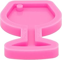 Vista 3 de Moldes de silicona con forma de copas de vino tinto superbrillantes para bricolaje, moldes de arcilla polimérica, moldes de epoxi con forma de copa