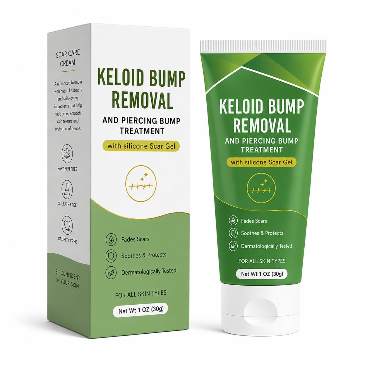keloid scar cream & Silicone Gel | Advanced Scar Treatment for, Keloids & Stretch Marks | Scar Repair Cream for Old & New Scars | Scar Gel for Face & Body-image-40