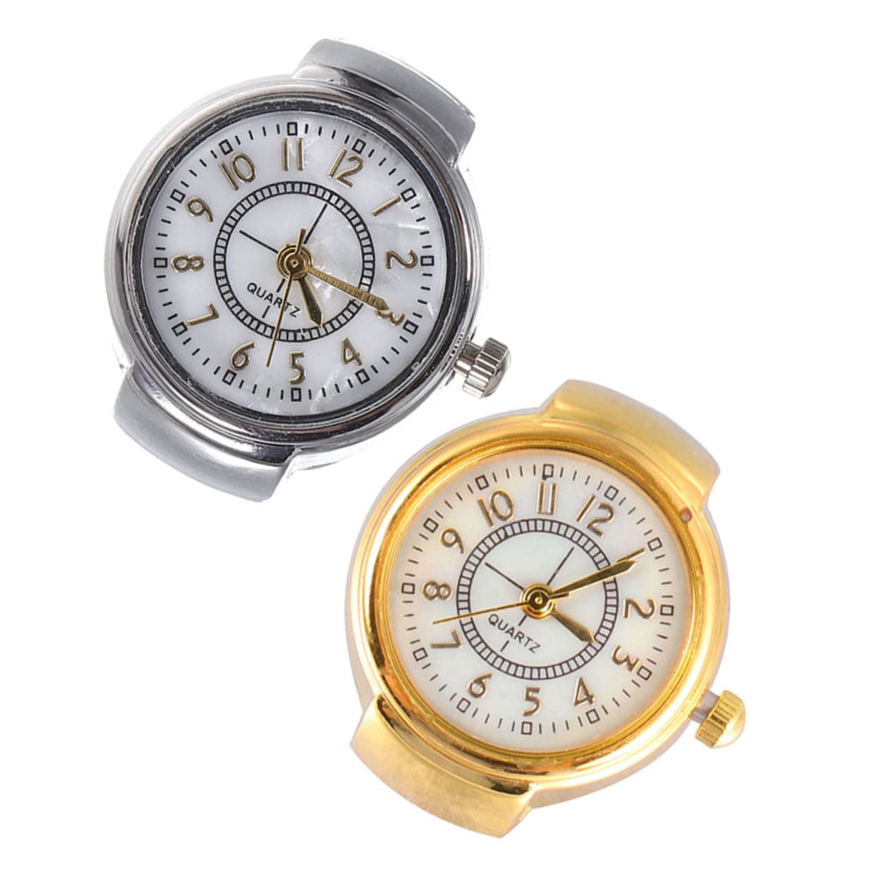 SOIMISS 10stücke Uhr Für Finger Silberzifferblatt Modische Damen Und Herrenaccessoires Langlebig Und Verschleißfest Perfektes Für Jeden Anlass