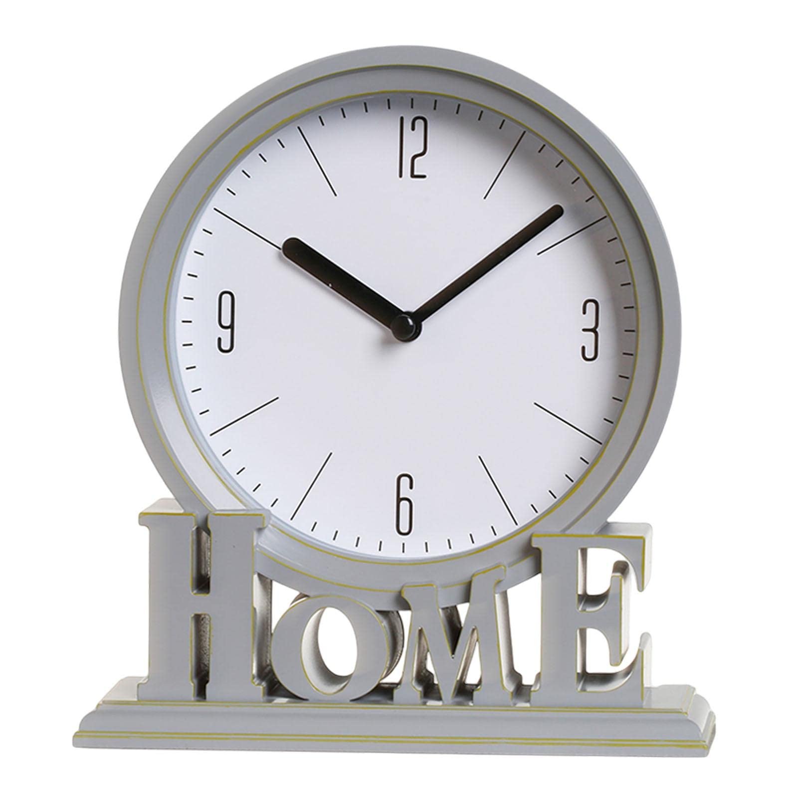 F Fityle Vintage Desk Clock Table Clock Standing Clocks Mantel Table Clocks for Living Room Hallway Bedroom Loft Dorm Home Office,Home-A