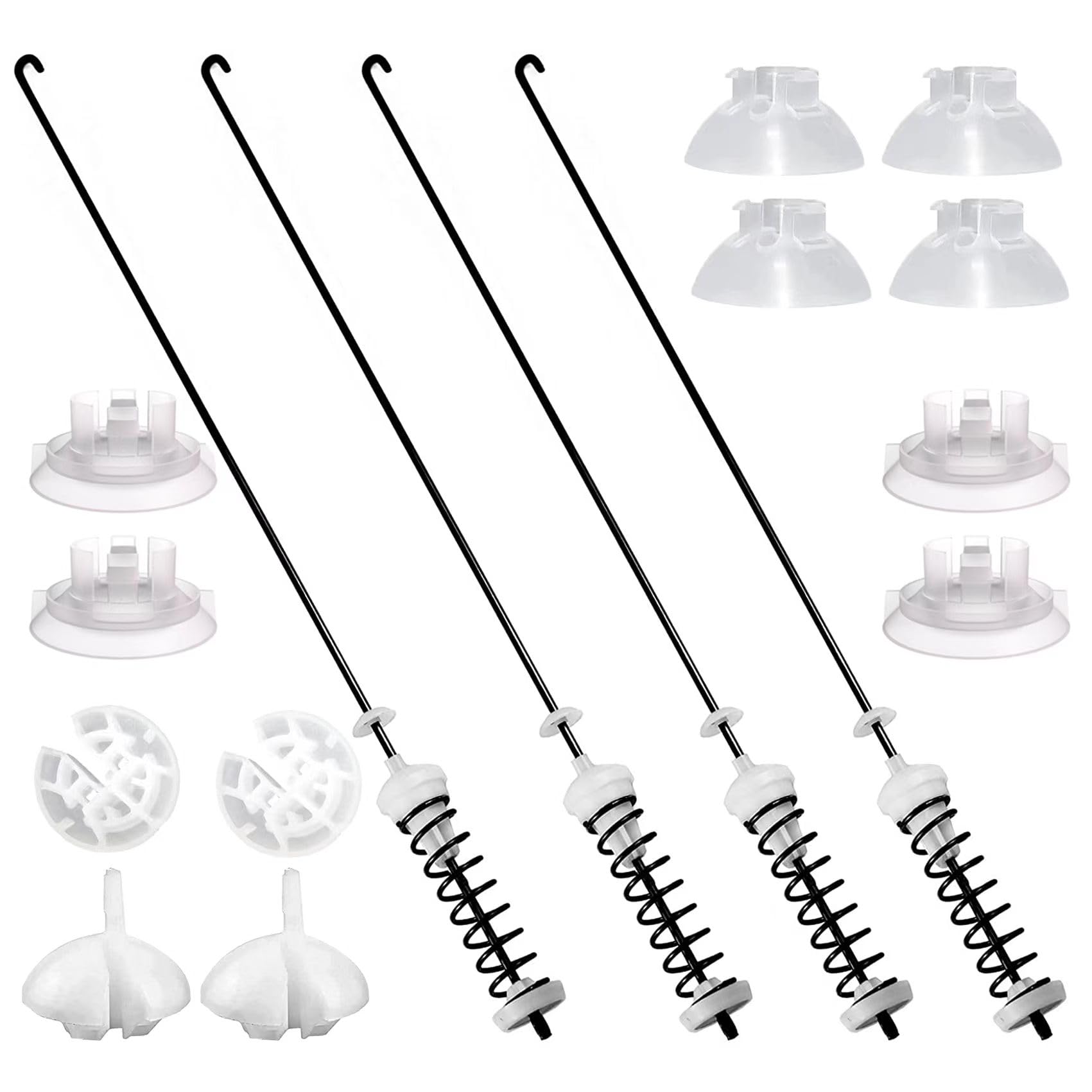 W11130362 Washer Suspension Kit W11130362 Suspension Rod Compatible With Whirlpool Maytag Kenmore Washing Machine MVWC565FW0 WTW5000DW0 MVW5035MW0 WTW5000DW2 11022352510 Replace AP6262443 W10594080