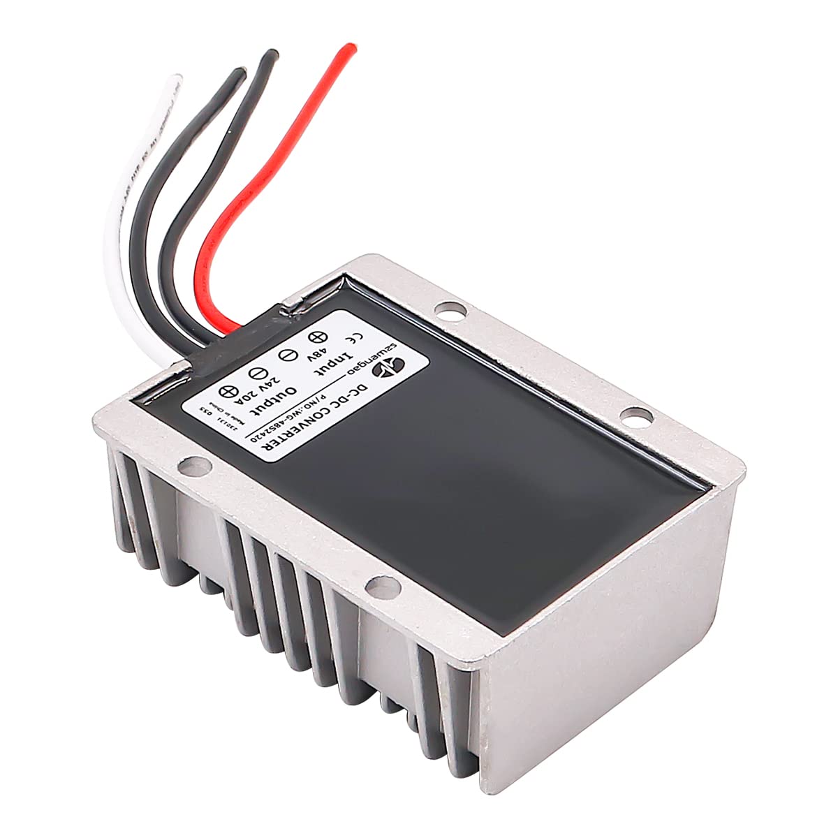 Convertisseur 48V à 24V DC Convertisseur abaisseur 20A pour systèmes de sécurité de véhicules Instrumentation de matériel médical