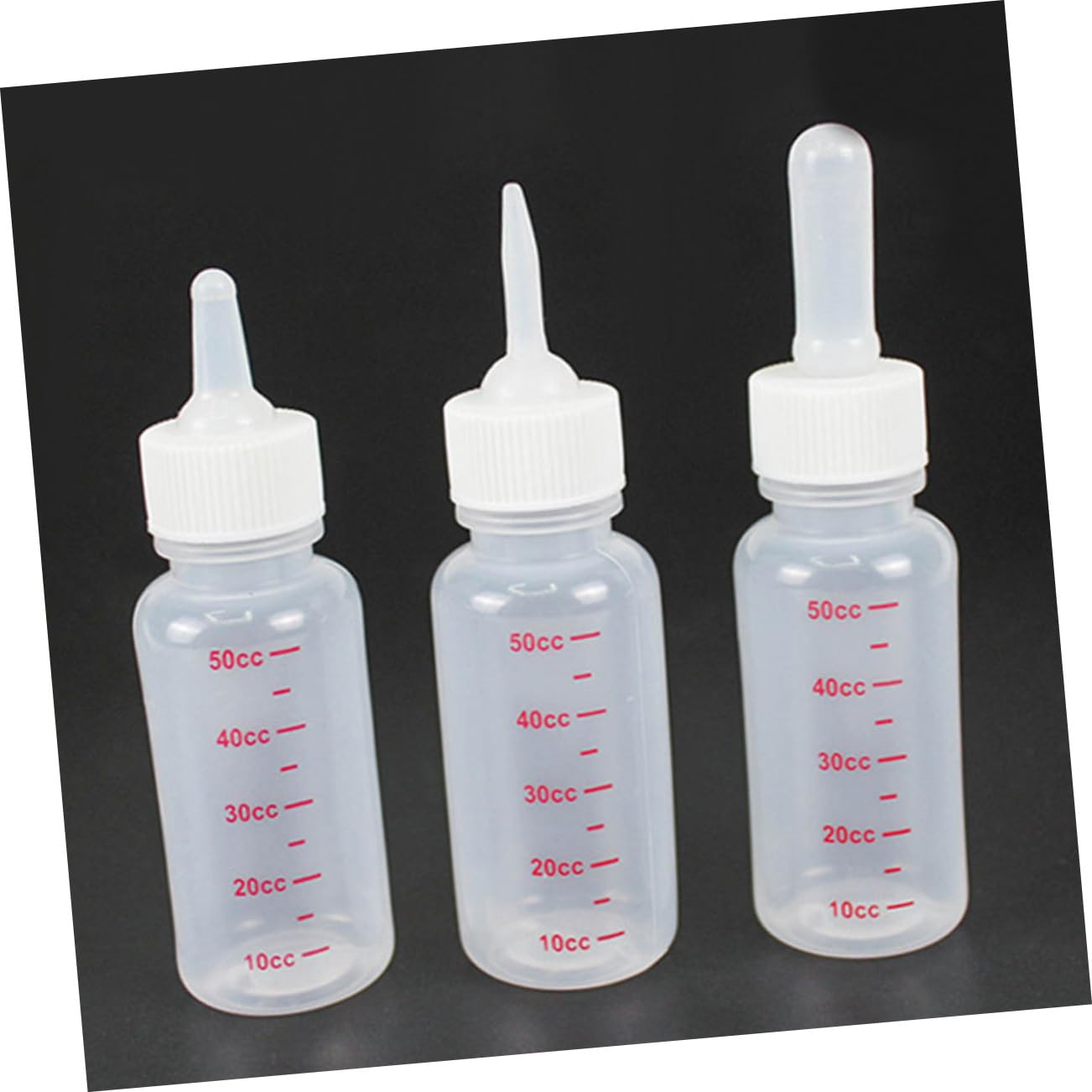 Abaodam 8Pcs Silicone Puppy Nursing Bottles for Newborn Pets Reusable Feeding Bottles with Soft Nipples for Kittens and Small Animals Capacity Leak Design