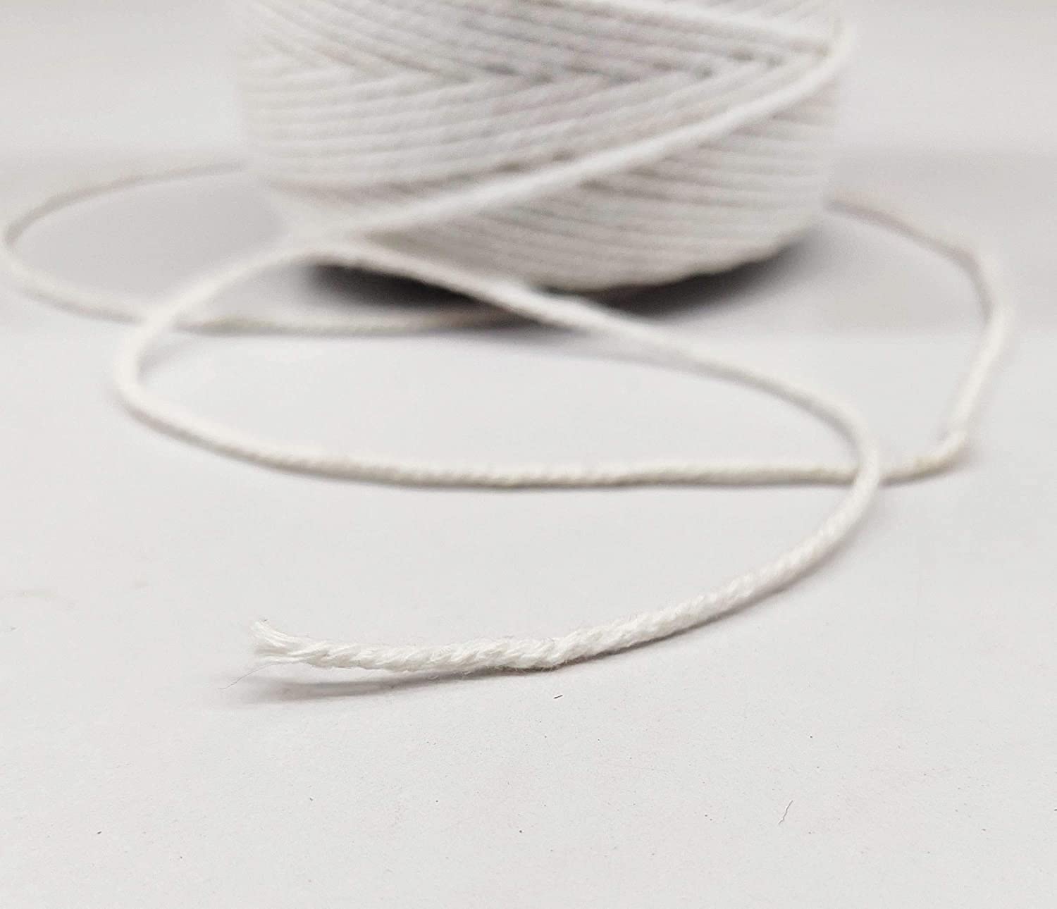 Bobbiny | 3 Ply Twisted Macrame Cotton Cord Dori (Roll Packaging) Thread for Macrame DIY and Other Projects | White | 2mm,100 Meter 2