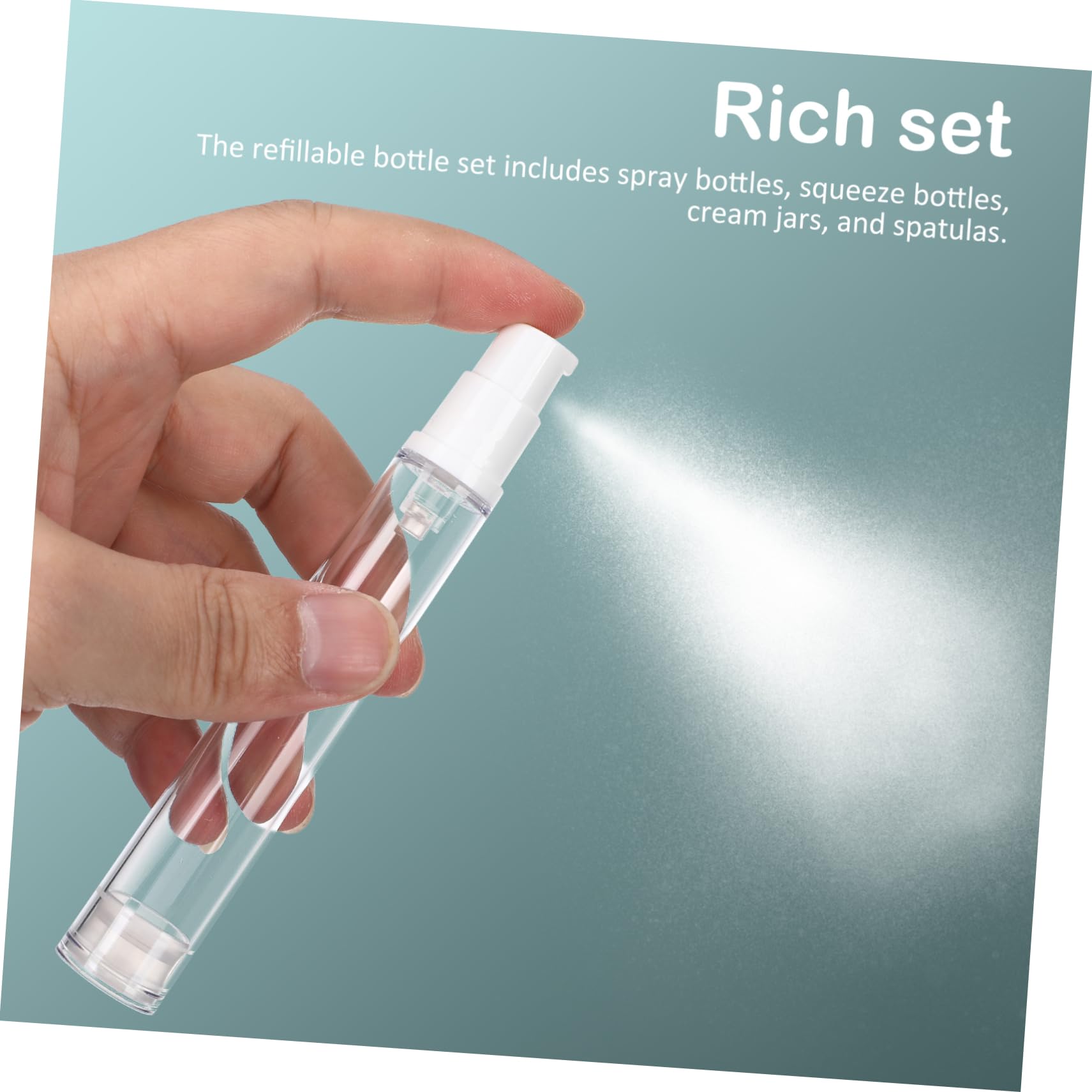 FRCOLOR 5 Sets Silikon Flaschen Set Lotionspender Reiseflasche Reise Shampoo Reisebehälter Für Toilettenartikel Shampoo Spender Shampoo Und Conditioner Flaschen