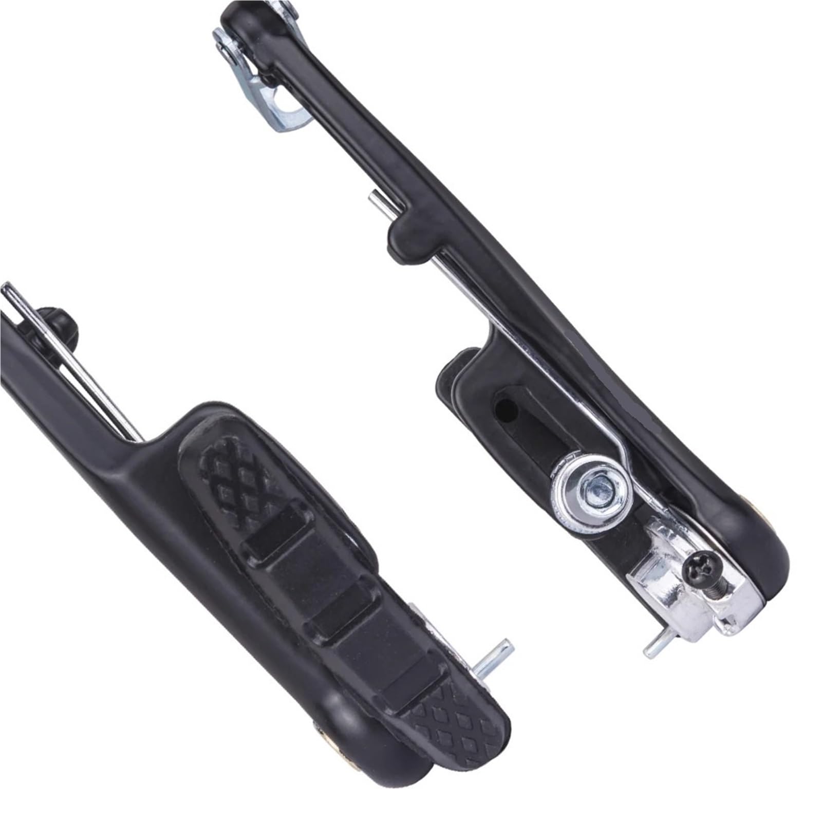 Generico Set di Pinze Freno Universali A Trazione Lineare V con Pastiglie Freno for Bici MTB, da Strada, BMX, Pieghevoli E da Crociera