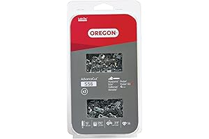 Oregon S56 Chainsaw Chains For 16-Inch Bars (2-Pack), Low Kickback For Ryobi