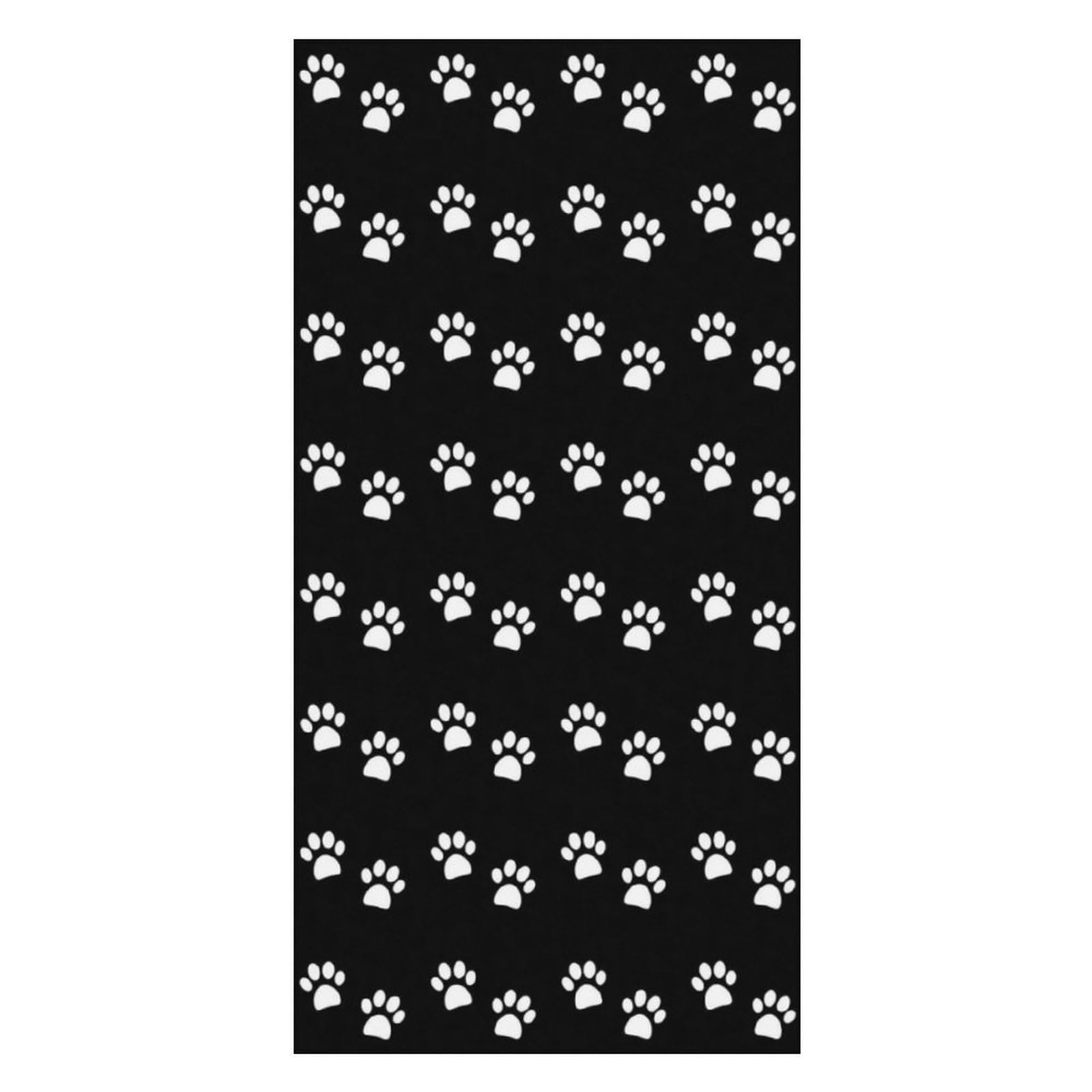 LWORZIIB Beach Towel, Dog Paw Prints Bath Towel, Pool Towel Great for Gym Swimming 80 X 160cm