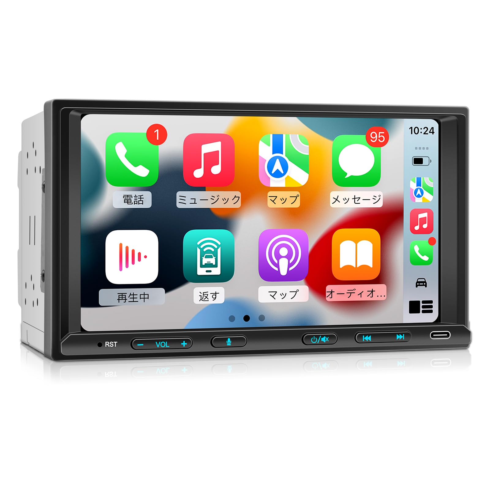 カーオーディオ 2DIN CarPlay/AndroidAuto対応 Amazon.co.jp: 2DIN ディスプレイオーディオ、7インチナビ 無線CarPlay