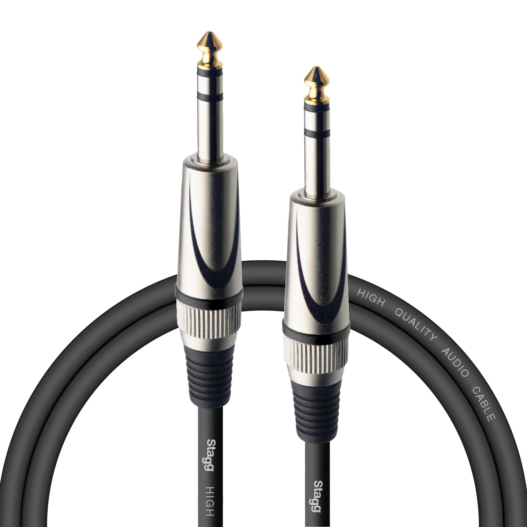 Stagg SAC1PS DL 1 metre balanced jack cable (NEW)