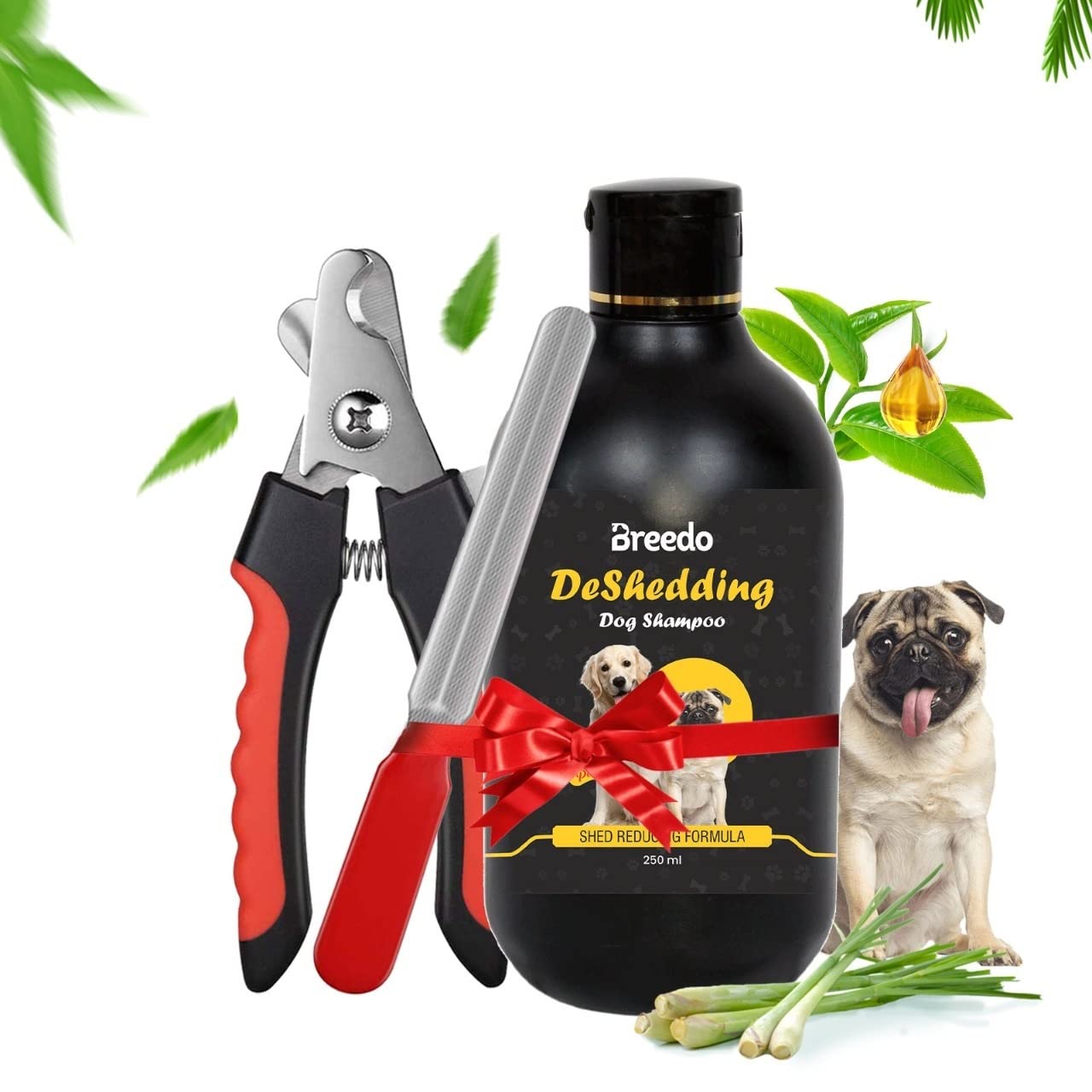 Breedo Dog Need (Combo of 2) Deshredding Shampoo Plus Conditioner + Nail Clipper for Labrador, German Shepherd, Golden Retriever,Shih Tzu, Ticks Fleas, Skin Treatment, Pomeranian(250ml) (B0BV75JCPG) Amazon Price History, Amazon Price Tracker