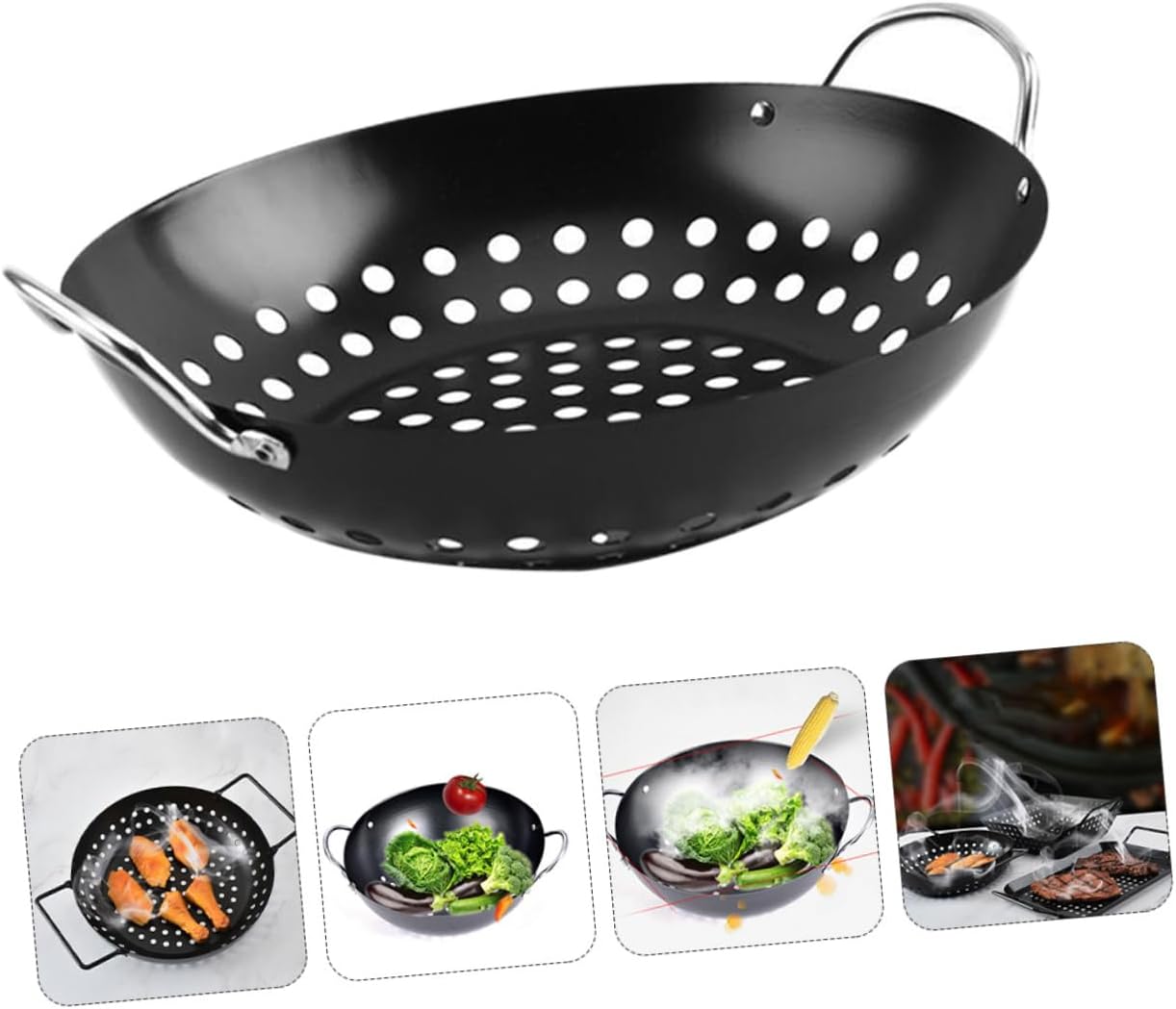 Flat Top Grill Pan Indoor Cooking Non Stick Baking Pan Bbq Accessories Grill Grilling Trays Meat Roasting Rack