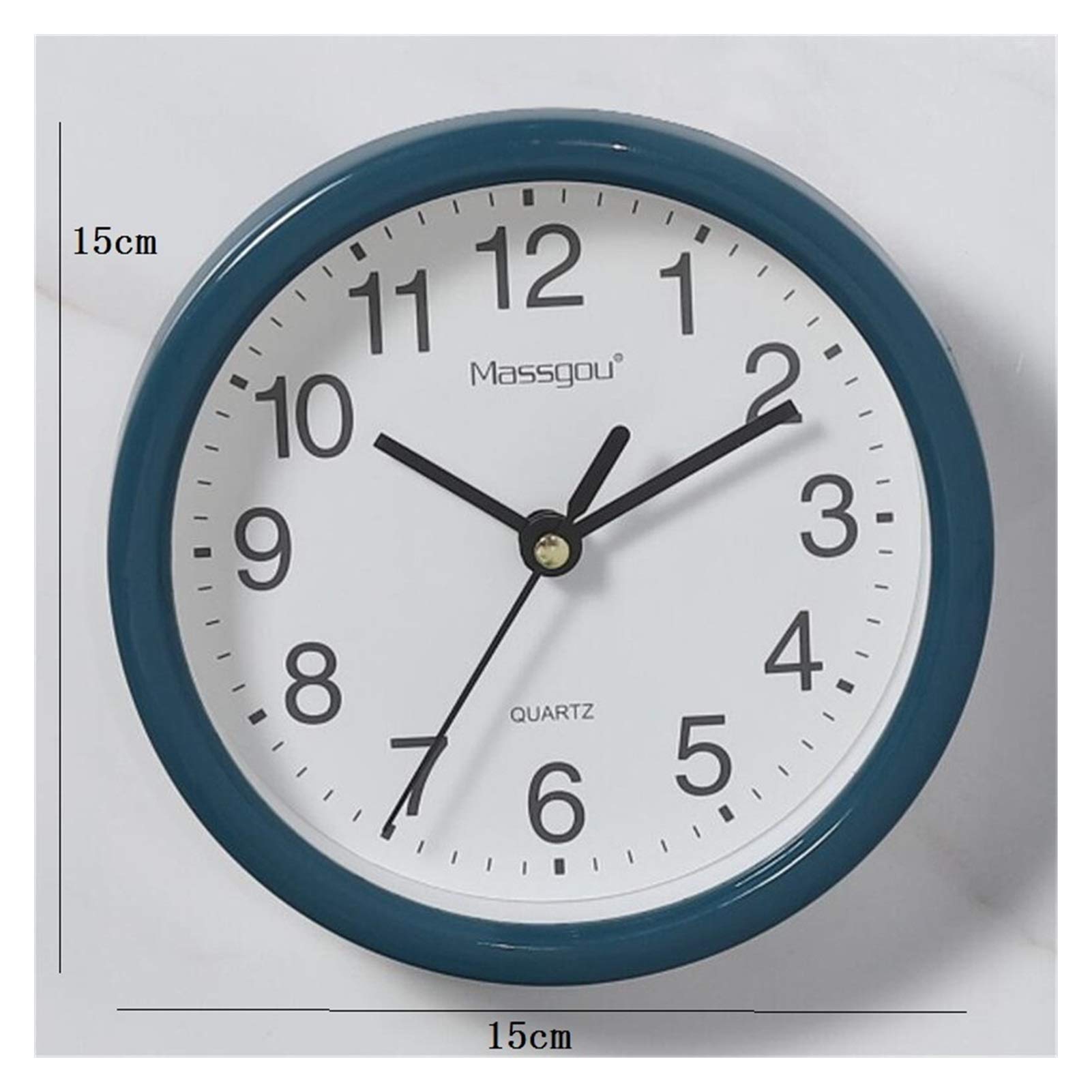 Amazon.co.jp: 掛け時計 15cmの小さな壁時計古典的なシンプルな