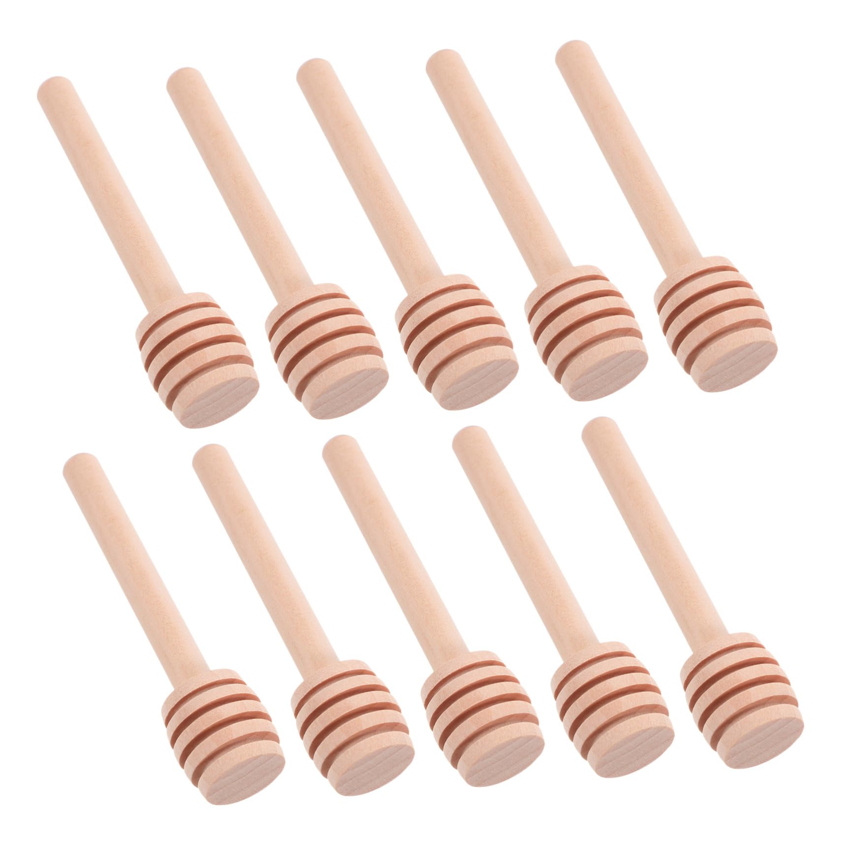 SHOWERORO Honey Wand for Tea 20pcs Wooden Spoons Elegant Kitchen Utensil Easy to Cle