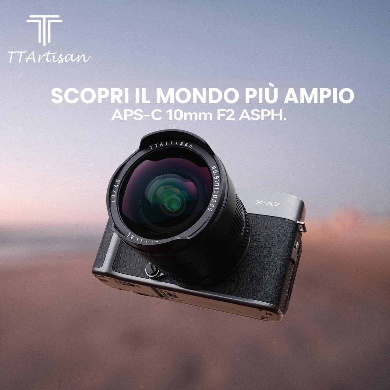 TTARTISAN 10mm F2.0 Obiettivo Ultra grandangolo per Canon RF Mount APS-C ASPH. Messa a fuoco manuale