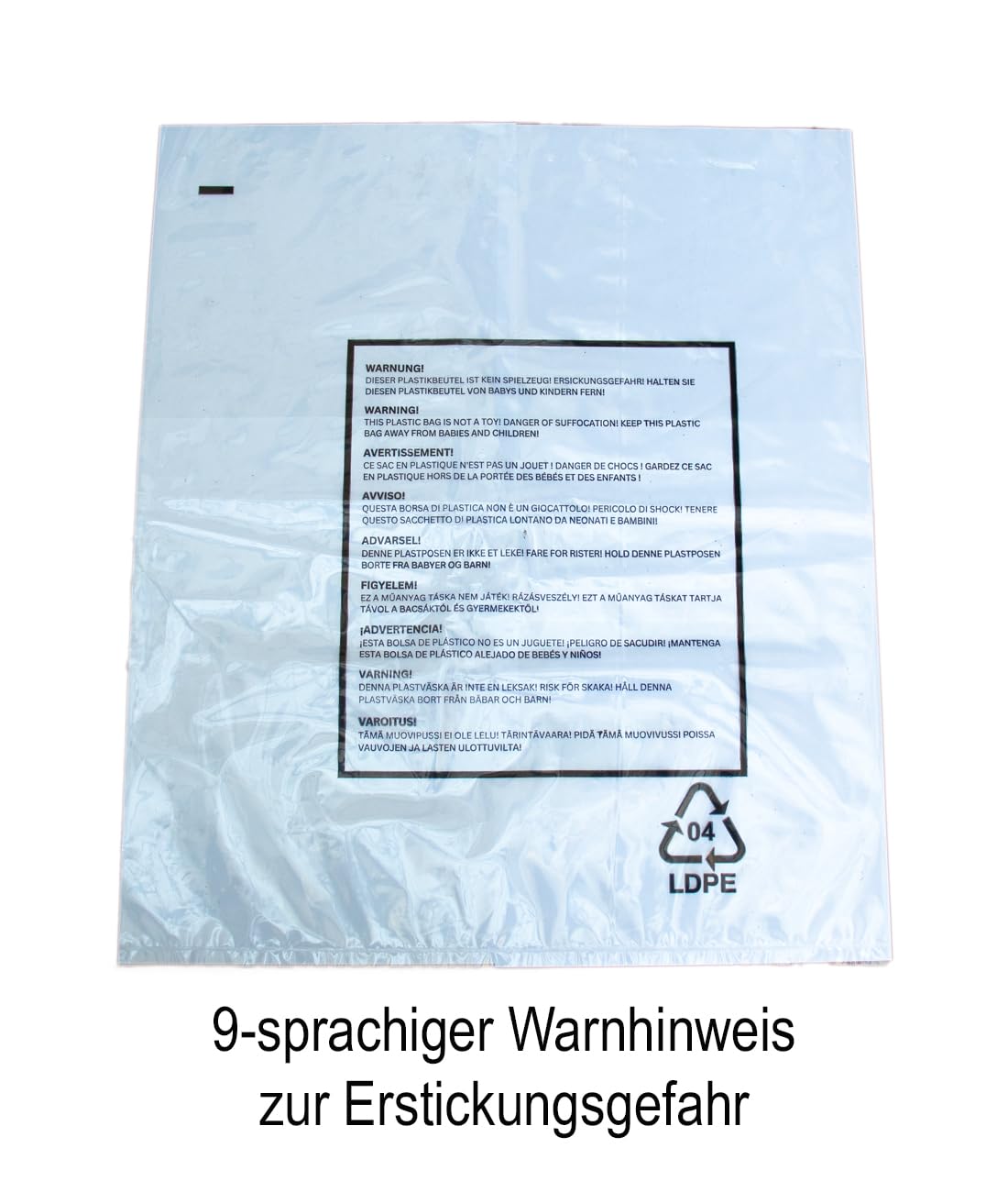 Lot de 500 sacs en polyéthylène 400 x 500 x 0,050 mm (50 mµ) | Sacs en plastique | Sacs plats transparents | (9930) (400 x 500 (50 mµ), 500)