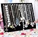 JIFF Velvet Necklace Jewelry Organizer/Tray/Pad/Showcase/Display case (2 pack-Black 17 Hook Necklace Display)