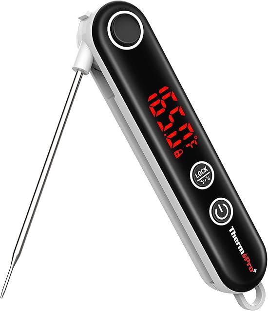 ThermoPro TP18S Thermocouple Ultra Fast Digital Meat Thermometer with Instant Read Thermometer for Kitchen Cooking Food Candy Thermometer for BBQ Grill Smoker