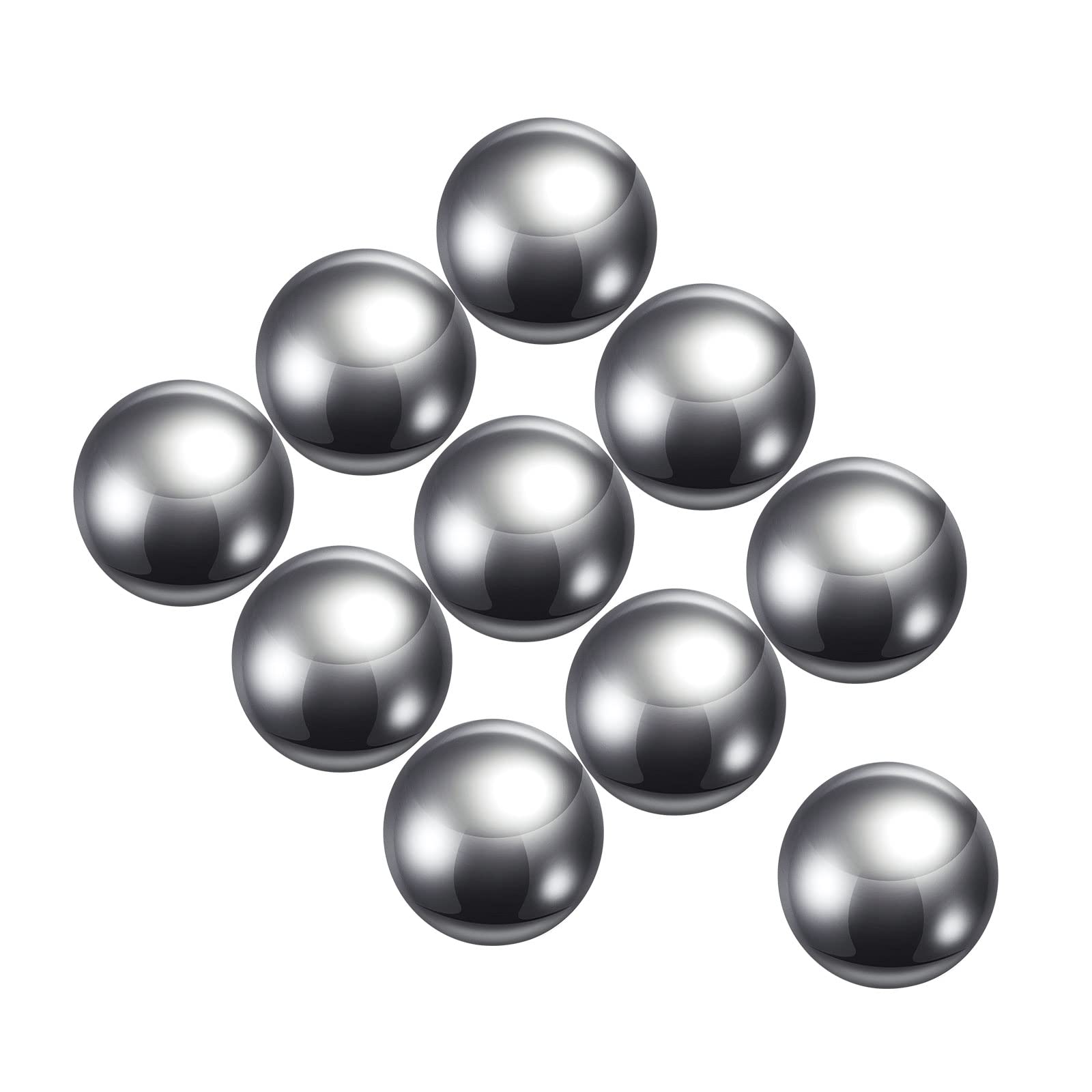 Precisione Sfere 20mm Acciaio al Carbonio per Cuscinetti Valvole 10pz