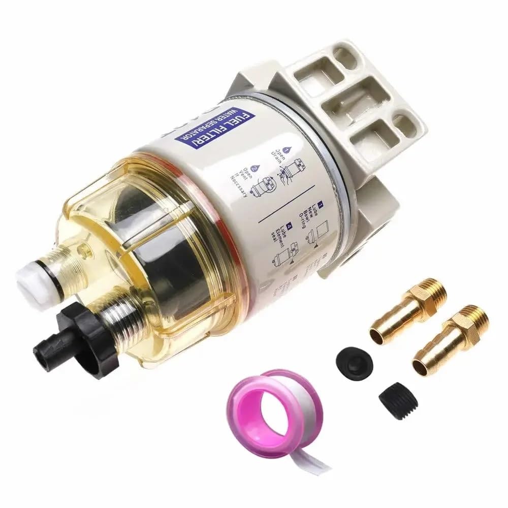 Filtro Diesel para Coche Ajuste para Racor 140R 120At S3240 Npt Zg1/4-19 piezas automotrices filtro combinado completo R12T separador de combustible/agua Filtro de Combustible Diésel