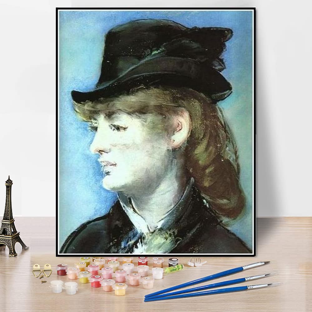 模写画　マネ　手描きの油絵 マネ【庭の若い女性】 - 手描き 絵画（油絵複製画）販売のアート