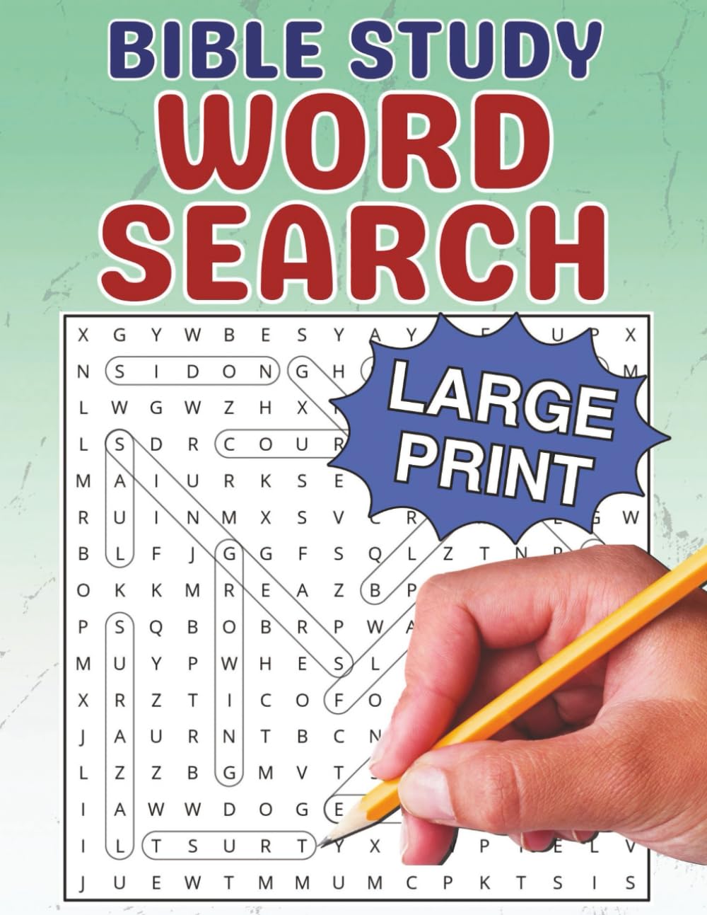Bible Study Word Search Large Print: Large Print Bible Word Search Puzzle Book, 65 KJV Study Verses + 65 Christian Word Search Puzzles for Faith, Focus & Fun