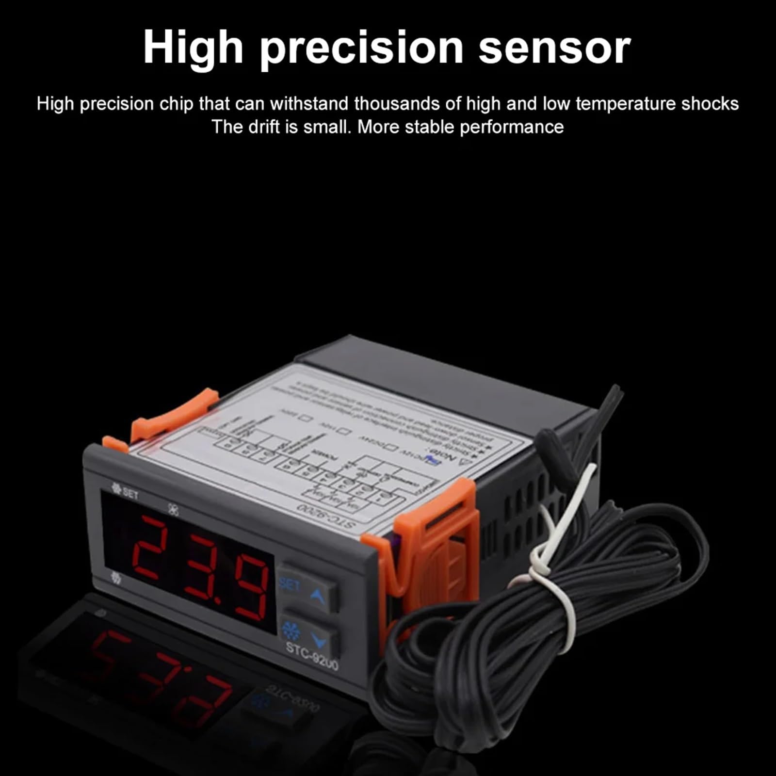 Termostato controlador de temperatura STC-9200, refrigerador automático inteligente Digital, incubadora de almacenamiento en frío, CA 110-220V CC 24V/12V(AC 110-220V)