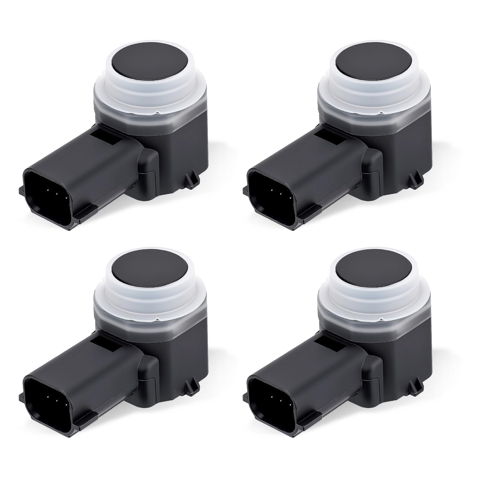Photo 1 of 4PCS Parking Assist Sensor Compatible with Ford Edge Expedition Explorer Flex Escape Focus Fusion Mustang Taurus, Lincoln MKX MKZ MKS MKT Navigator, 8A53-15K859-ABW, Rear Backup Bumper Parking Sensors
