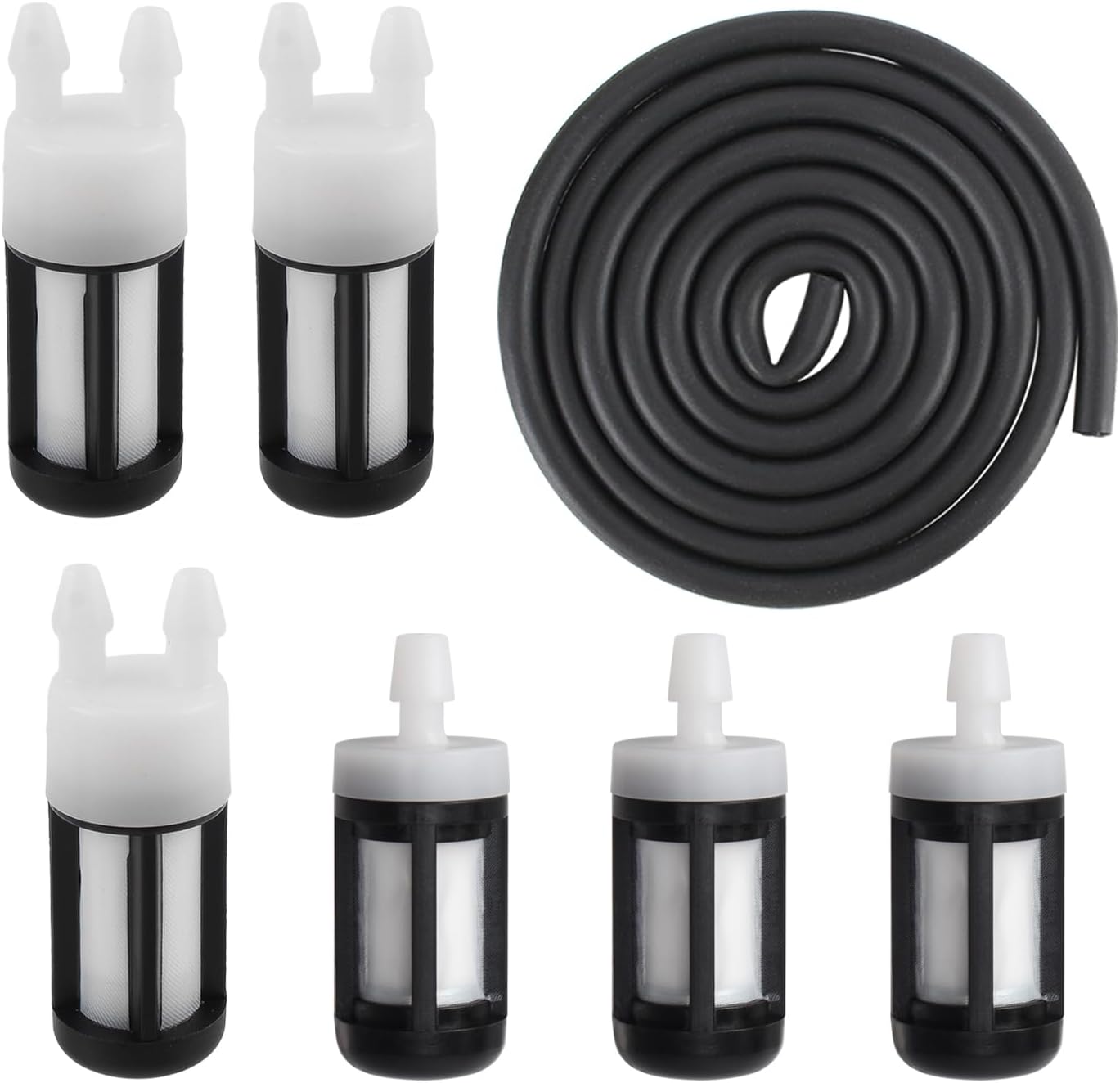 MOTOALL 3PCS Dual Port Fuel Filter for Stihl BR600 BR550