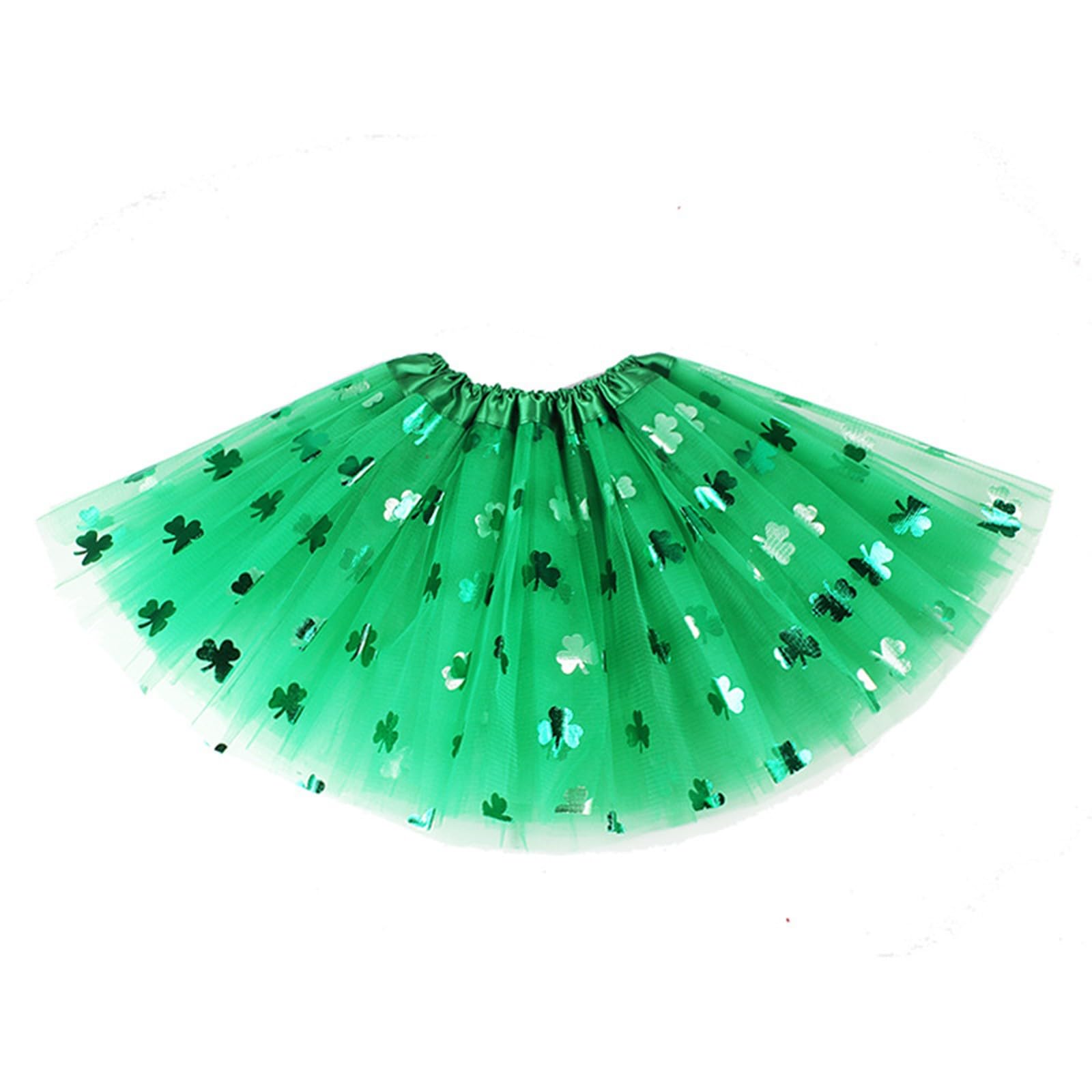 Jupe tutu pour la Saint-Patrick pour filles et adolescentes, costume de fête irlandaise