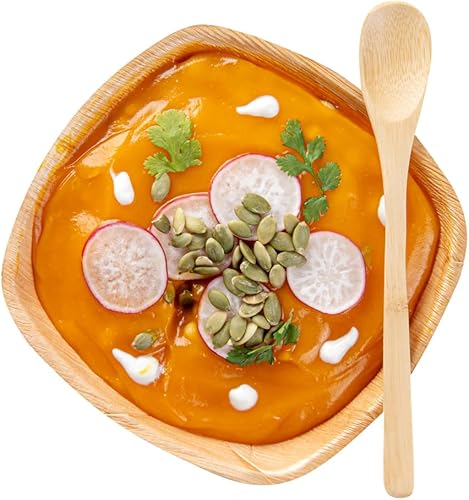 Miniatura 10 de Restaurantware Tenedores desechables de bambú de 8 pulgadas, 100 tenedores de bambú, tenedores de bambú sostenibles y duraderos para picnic,