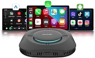 3-in-1 CarPlay AI Box 2026 Wireless CarPlay Android 13.0 AI Box Video Adapter,Support NetfIix/YouTube TikTok, 8-Core SM6115/4G/GPS+Glonass/4+64G