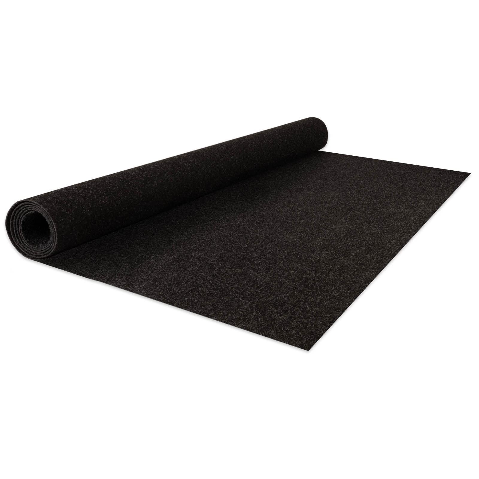 KARAT Dywan na imprezy i targi Turbo 100 x 1500 cm, antracyt - towar sprzedawany na metry - łatwy w pielęgnacji bieżnik – izolacja akustyczna, trudnopalny – na targi, wydarzenia, do szkoły i biura