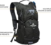 Vista 3 de Teton Oasis/Trailrunner Mochila de hidratación – Paquete de agua ligera con bolsa de 2L/3L para senderismo, correr, ciclismo, ciclismo – Tamaños