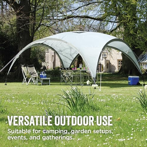 Coleman Event Shelter L | Gazebo for Garden Party & Camping, Open Sides & Steel Frame | 3.65 x 3.65 m