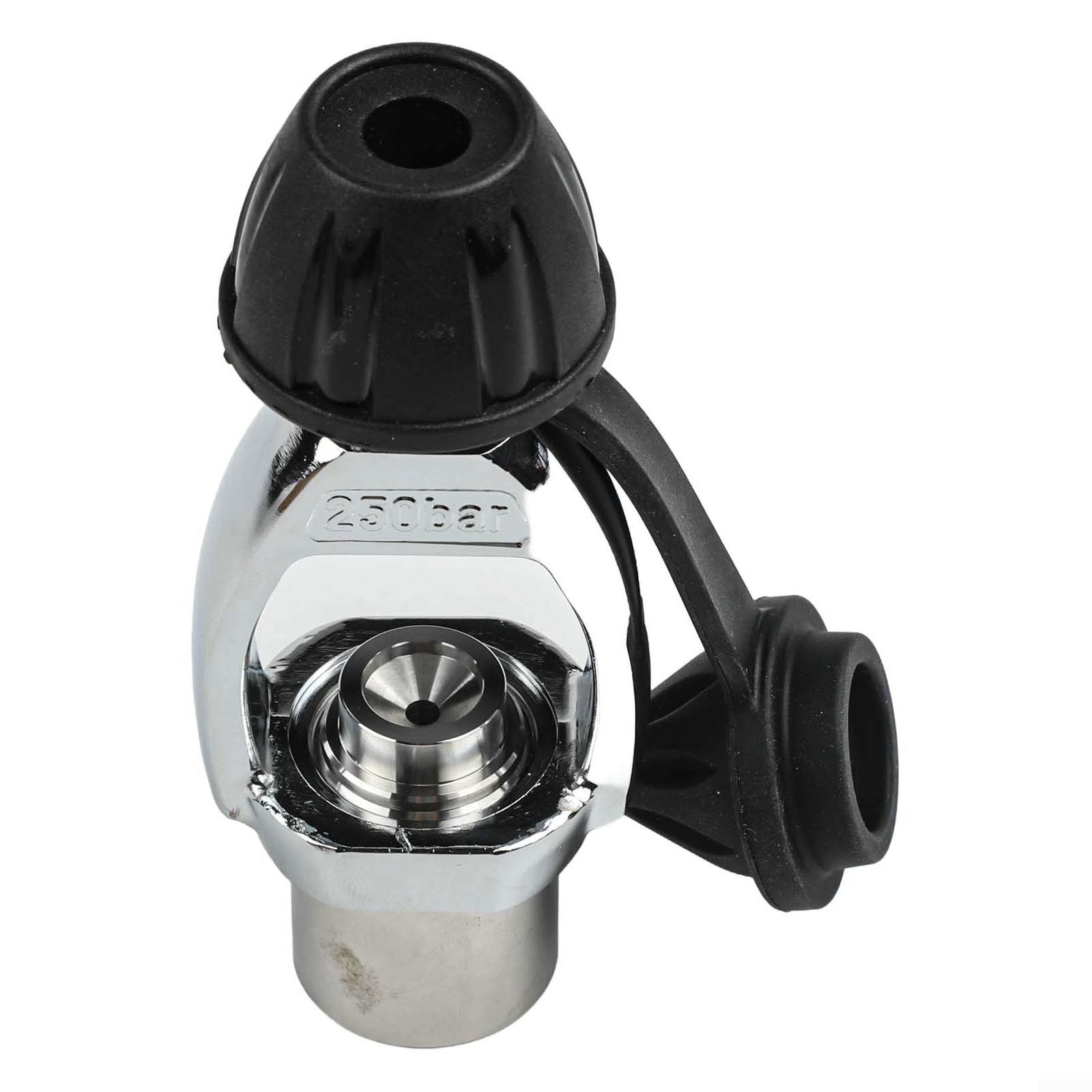 Adaptador DIN G5/8 para yugo elimina fugas en reguladores de buceo con acero marino