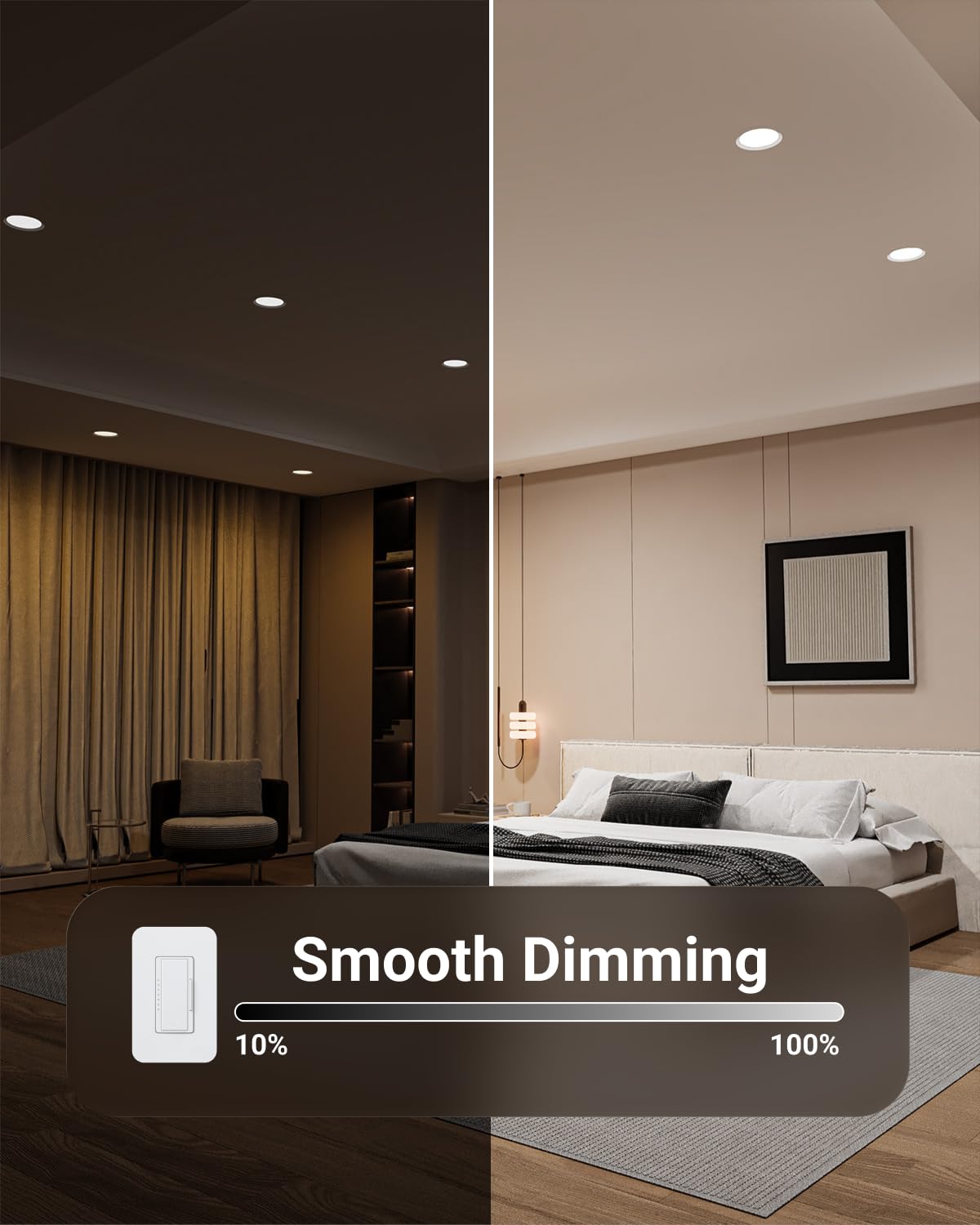 Sunco LED Recessed Lights - 24 Pack, Dimmable -5