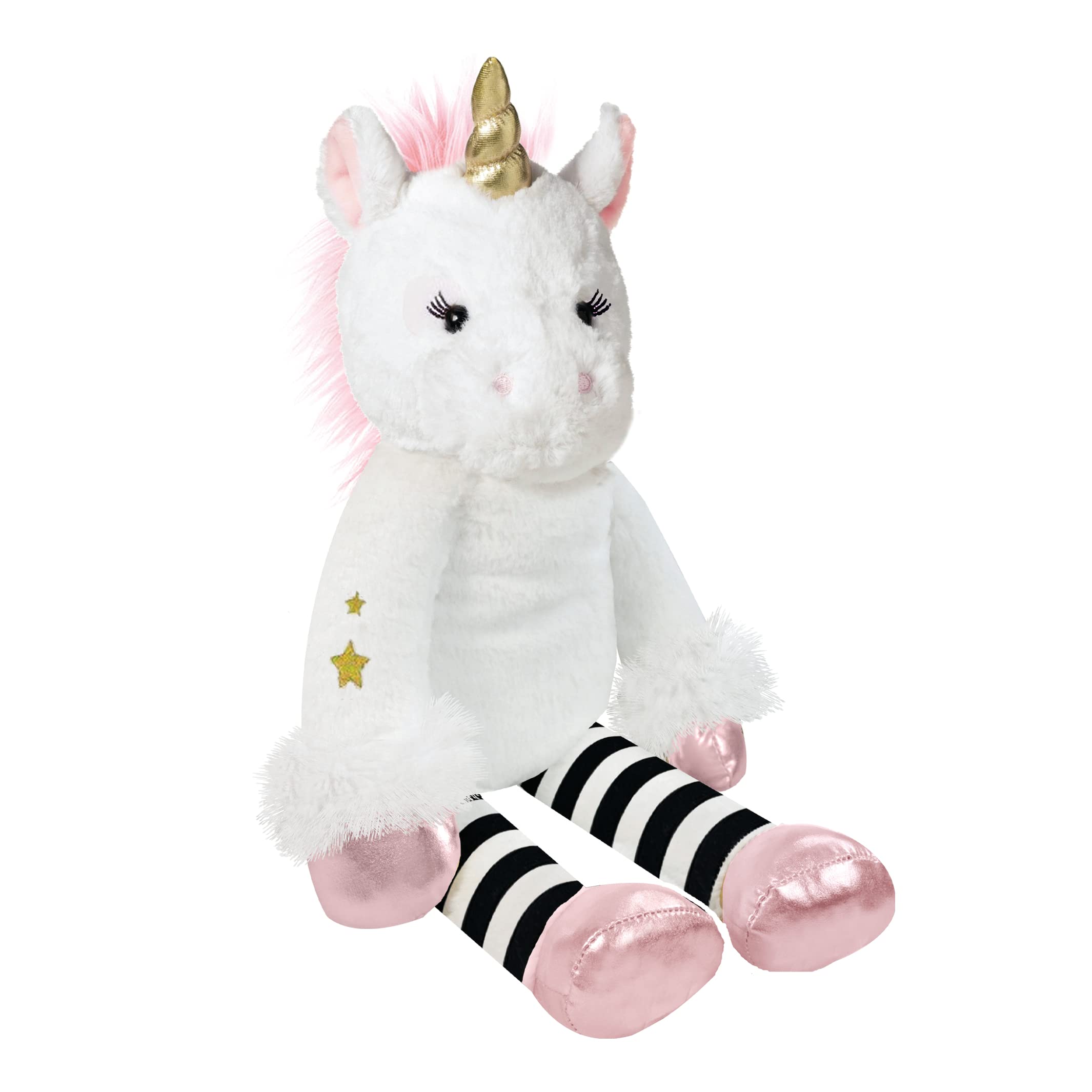 Lavendel Duft Wiederverwendbare Kuscheltier Hottie mit beheizbarem/mikrowellengeeignetem Turmalin Perle Baucheinsatz (Einhorn - 2022 Design)
