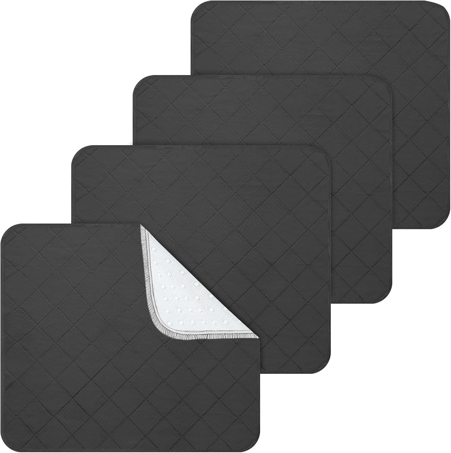 Waterproof Chair Pads for Incontinence, 4 Pack Reusable