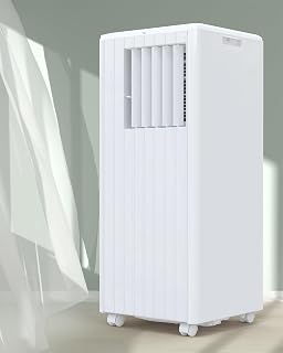 KYBOLT 8000 BTU Portable Air Conditioner for 350 Sq Ft - 3-in-1 Cooler, Dehumidifier & Fan with Remote, White