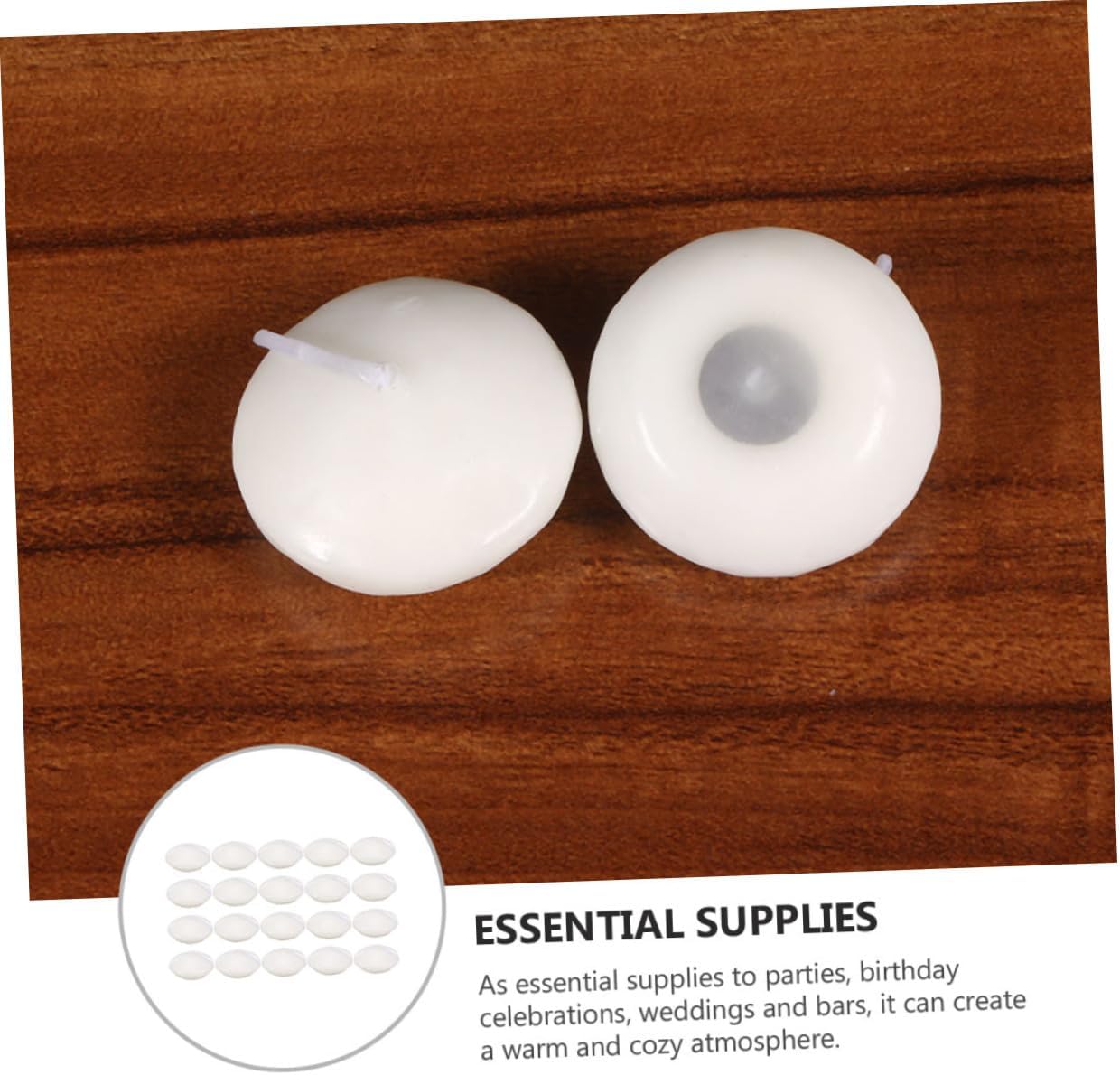 100pcs Adorable Floating Candles for Wedding Decorations Reception Outdoor Events Elegant Lighting